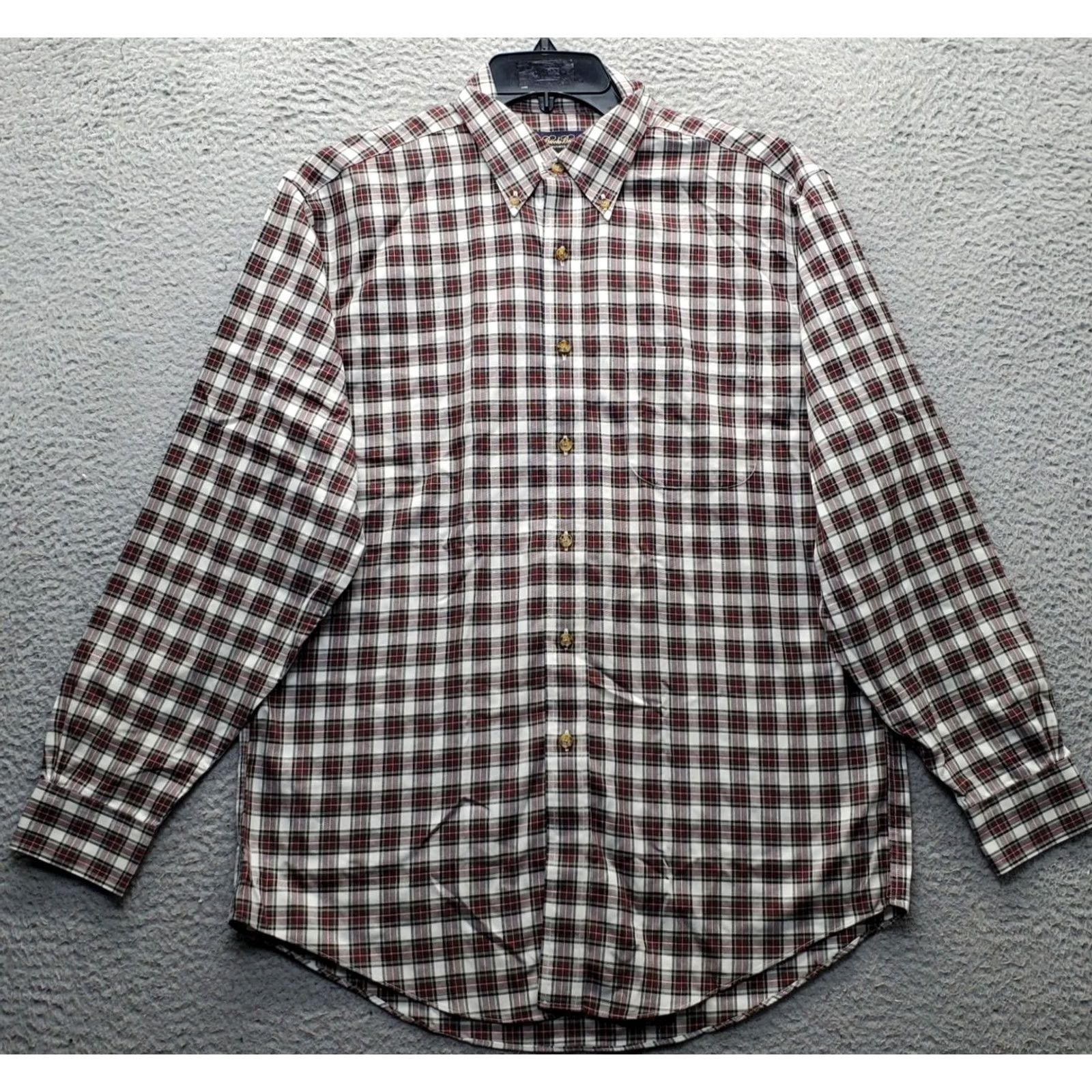 Brooks Brothers Brooks Brothers Dress Shirt Mens M Multi Plaid Non-Iron Button Down Shirt Size 40R - 2 Thumbnail