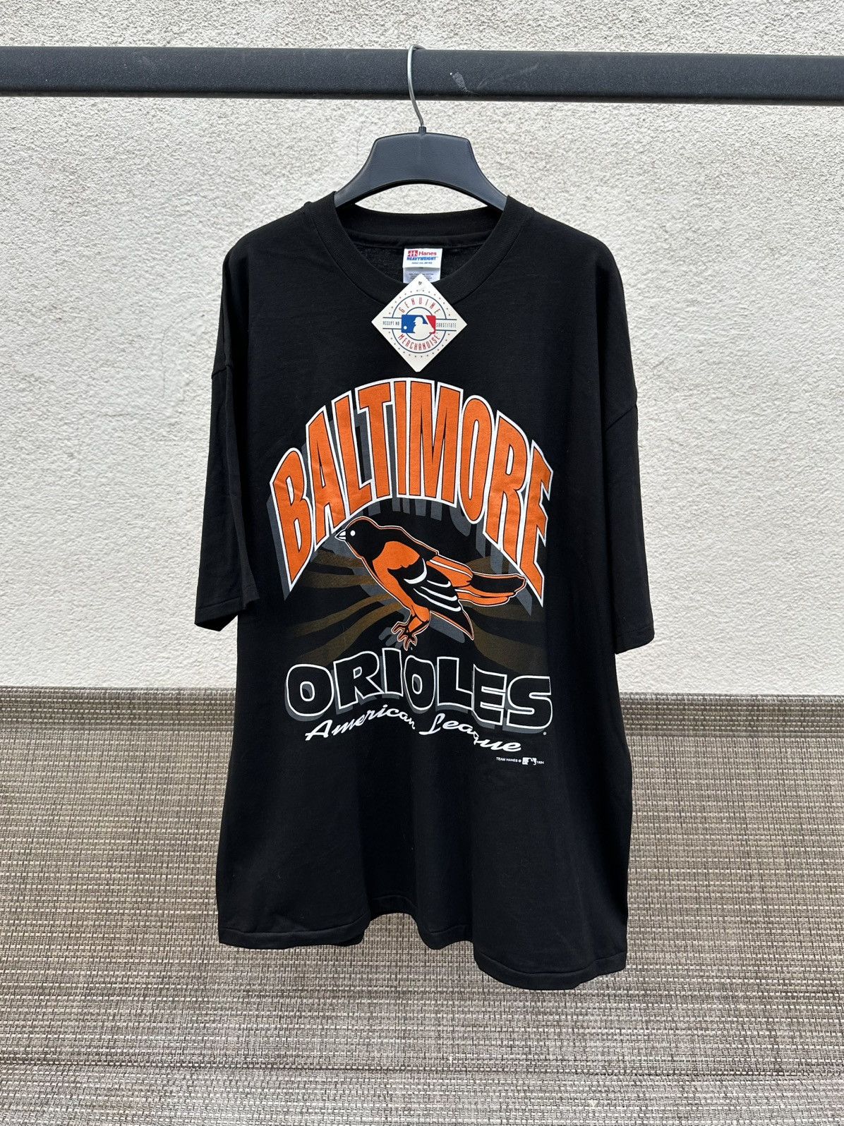 Hanes Vintage 1990s Baltimore Orioles tee XXL Size US XXL / EU 58 / 5 - 1 Thumbnail
