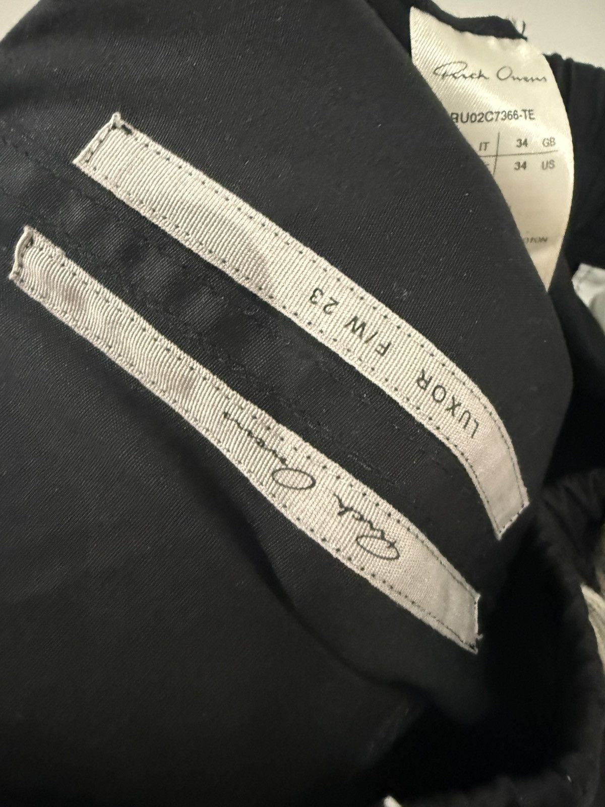 Rick Owens Rick Owens Geth Bela Trousers TE Size US 28 / EU 44 - 3 Thumbnail
