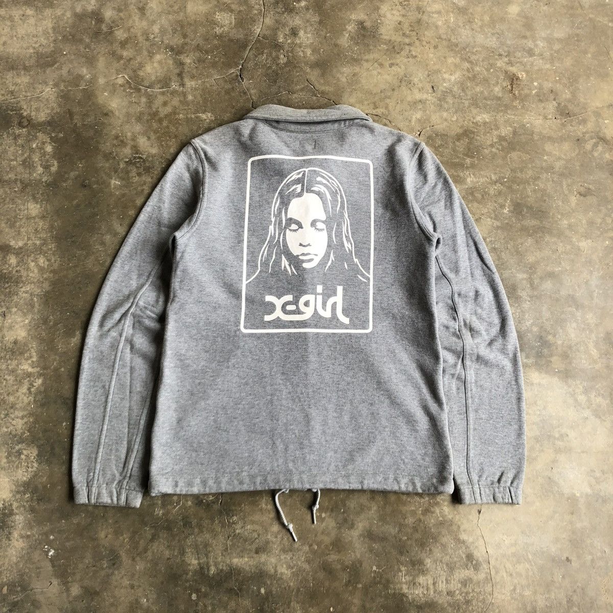 Hysteric Glamour 2000s X-girl Women Face Big Logo HG Style Button Jacket Grey Size US S / EU 44-46 / 1 - 1 Thumbnail
