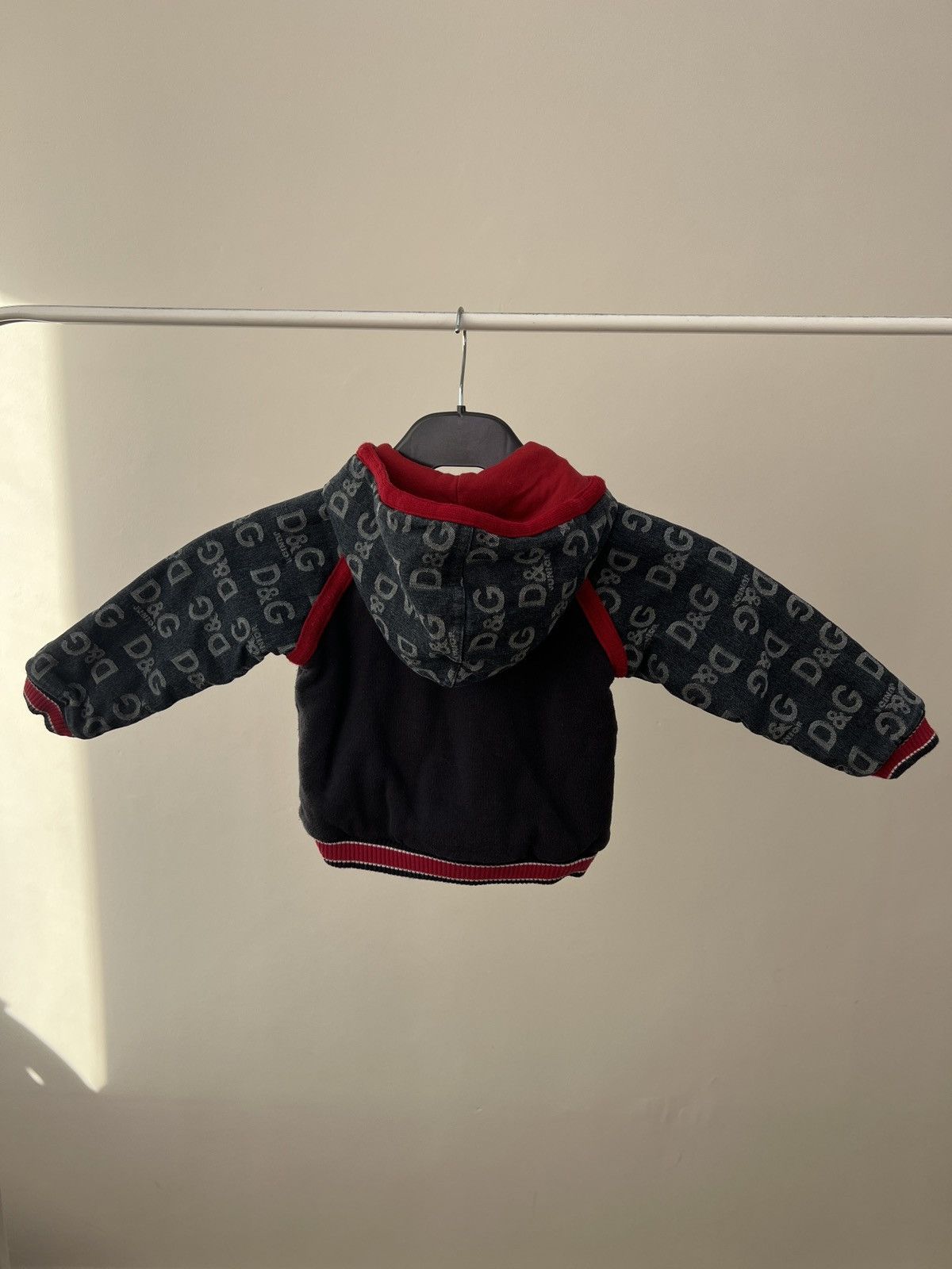 Dolce & Gabbana Vintage Dolce & Gabbana Junior Zip Over Print Hoodie Size US XXS / EU 40 - 14 Thumbnail