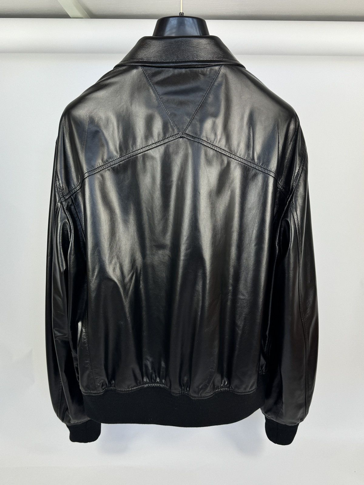 Bottega Veneta Blouson-Sleeve Regular-Fit Nappa-Leather Jacket Size US XL / EU 56 / 4 - 2 Thumbnail