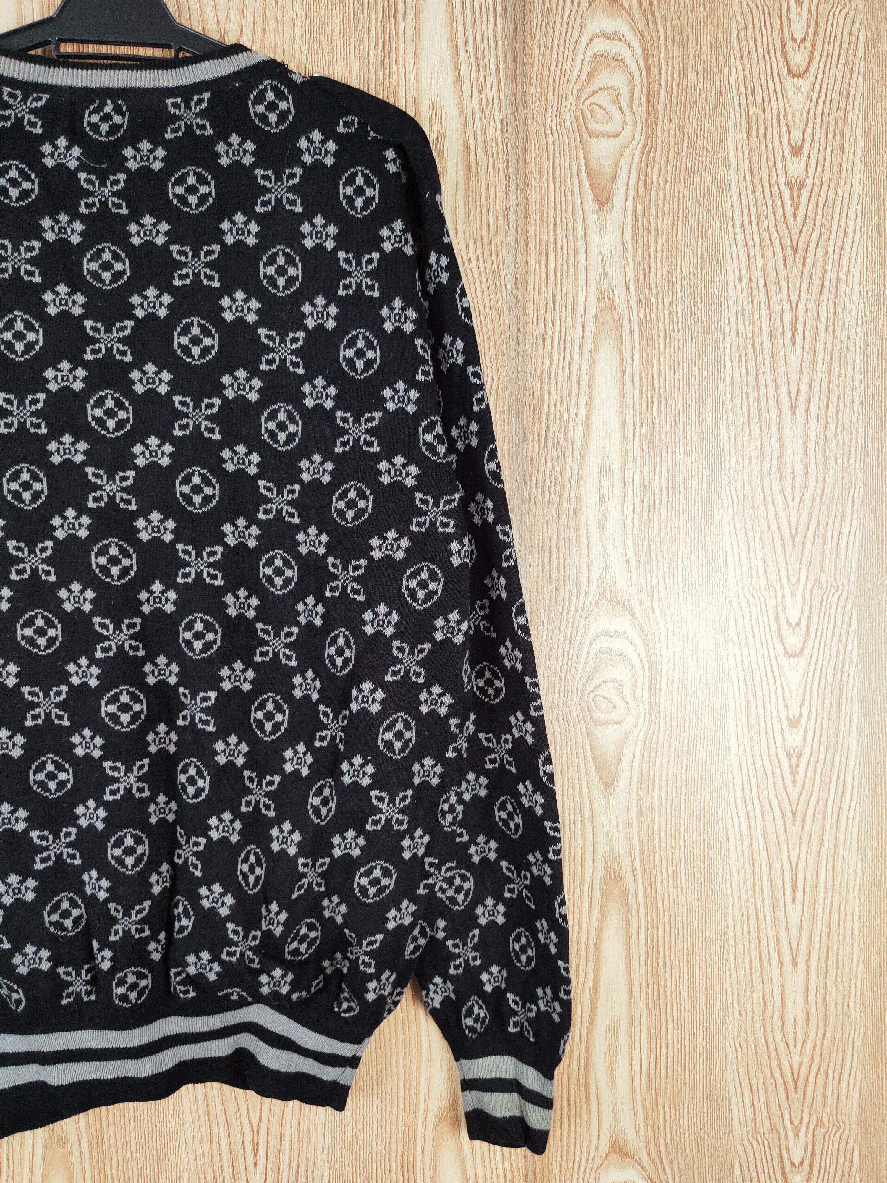Japanese Brand Bare Couture Black Knitwear Cardigan #W157 Size US XL / EU 56 / 4 - 9 Thumbnail