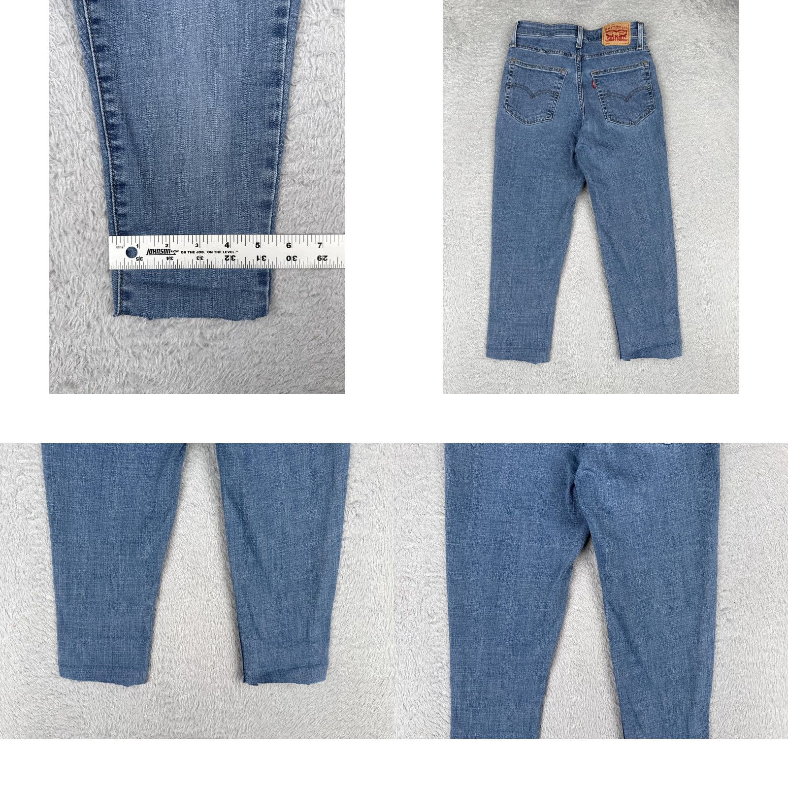 Levi's Levis Jeans Womens 26 Medium Wash 721 High Rise Skinny Stretch Denim City Pants Womens 26 Mens? Size 26" / US 2 / IT 38 - 10 Thumbnail