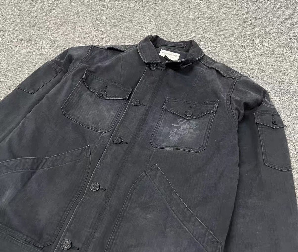 Neighborhood Neighborhood Embroidered Logo Shirt Jacket J16 Size US XL / EU 56 / 4 - 3 Thumbnail