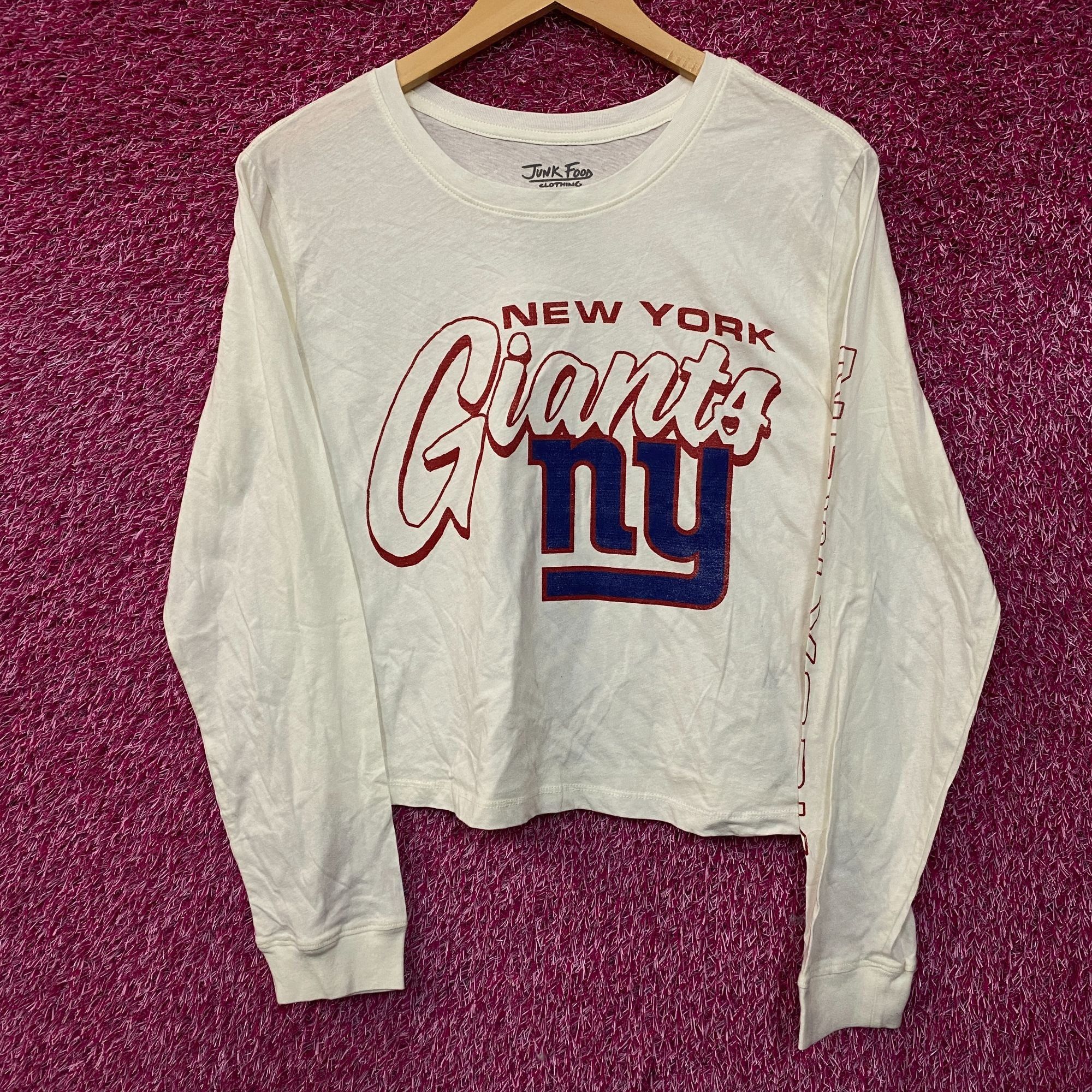 Junk Food Junk Food Clothing New York Giants Touchdown Long Sleeve Cro Size S / US 4 / IT 40 - 1 Thumbnail