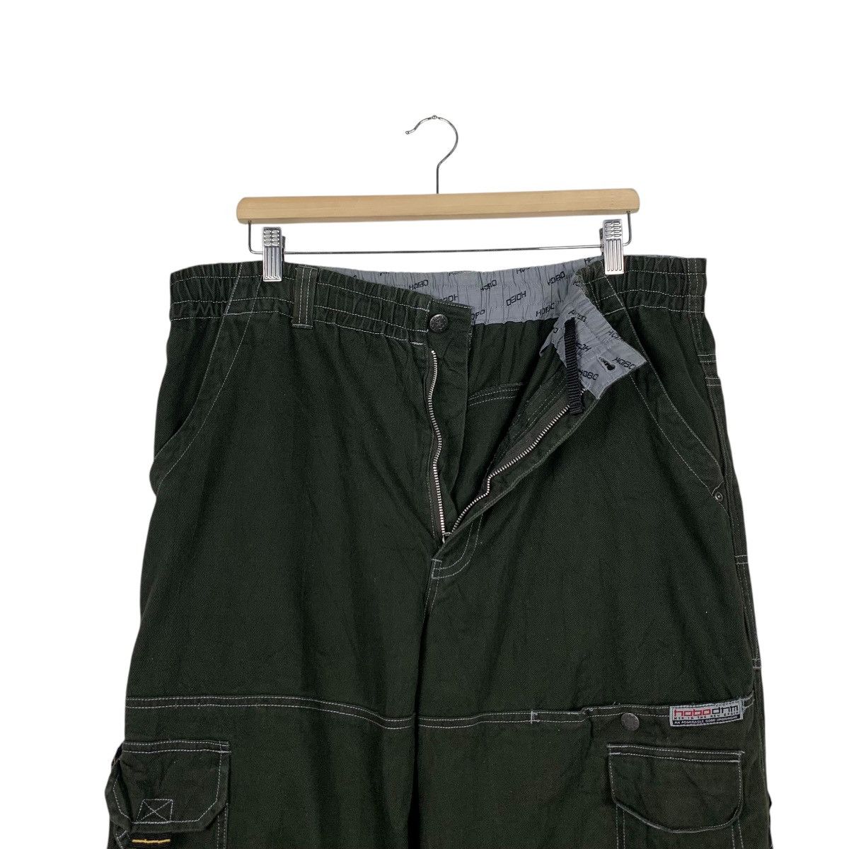 Hobo HOBO DNM Dark Green Cargo Pants W36 #1923-C84 Size US 36 / EU 52 - 11 Thumbnail
