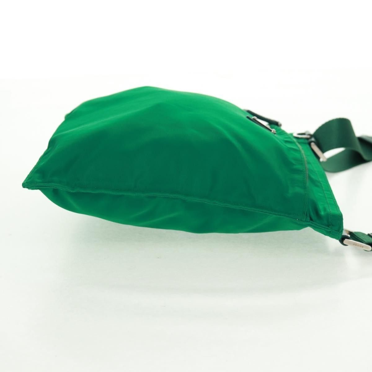 Prada PRADA Shoulder Bag Nylon Green Silver Auth 164302V Size ONE SIZE - 4 Thumbnail
