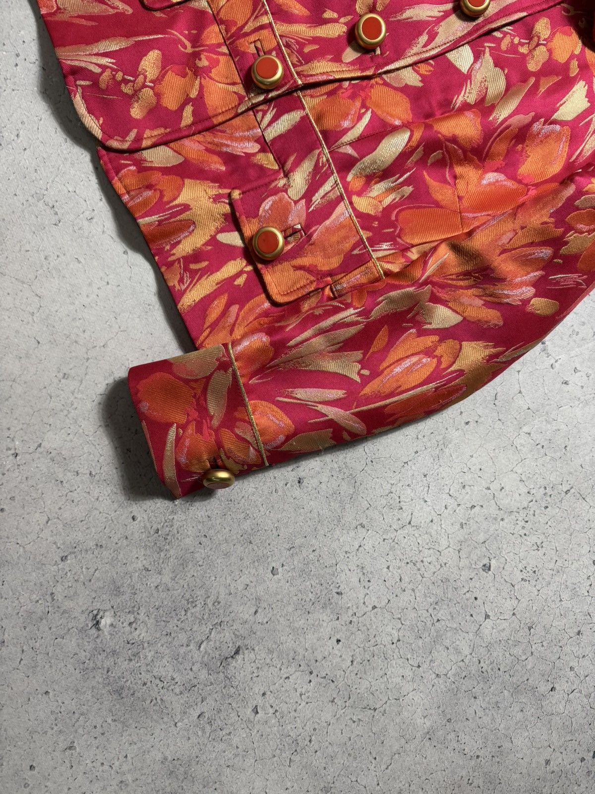 Dolce & Gabbana Dolce & Gabbana DG Floral Blazer Women’s Jacket Y2K Size S / US 4 / IT 40 - 3 Thumbnail