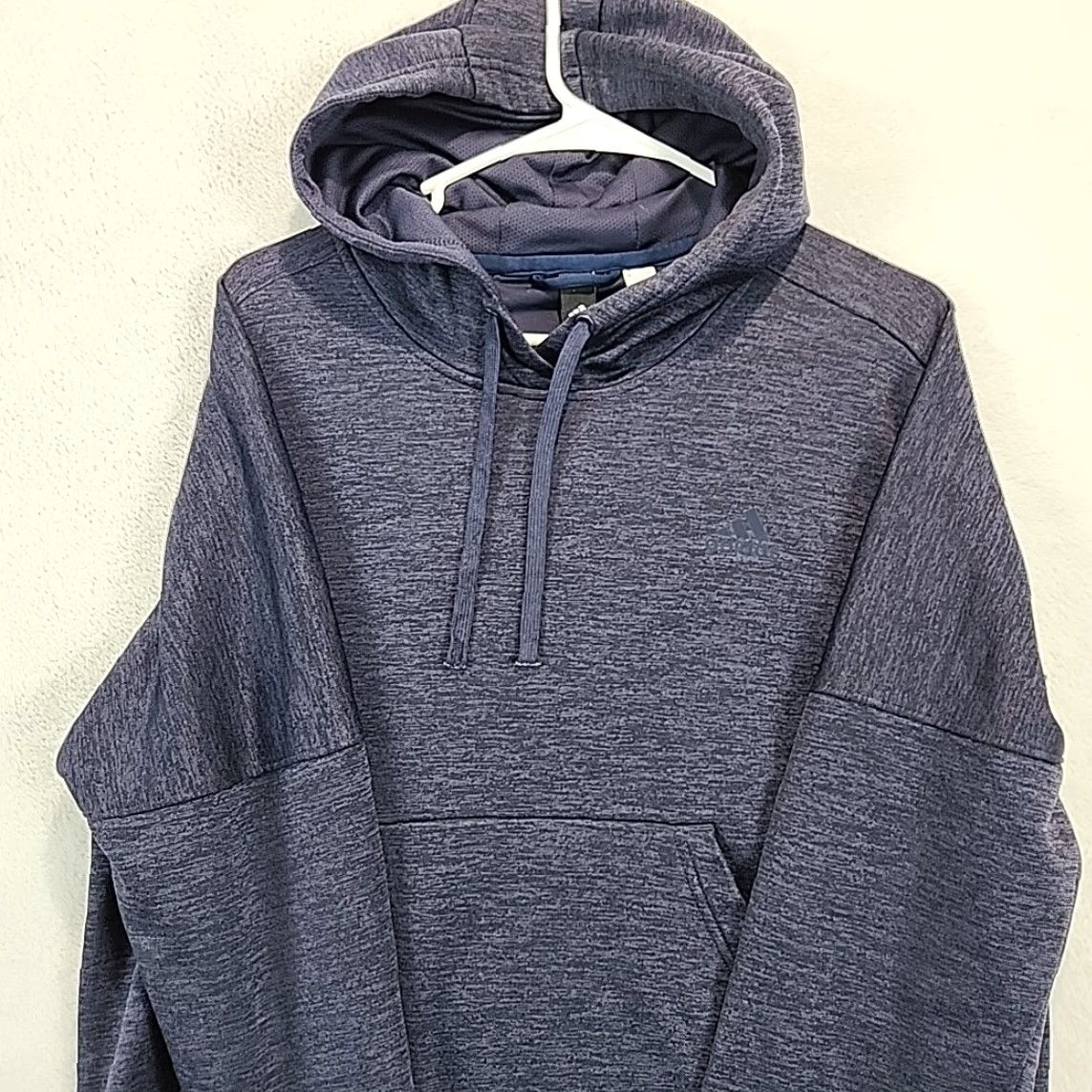 Adidas adidas TI Fleece Pull Over Hoodie Womens L Navy Blue CF0059 Soccer Sweatshirt Size L / US 10 / IT 46 - 7 Thumbnail
