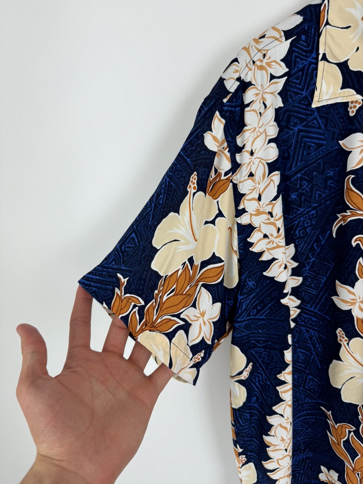 Quiksilver × Vintage 1990’s Vintage Floral Hawaiian Buttons S/S Viscose Shirt Size US S / EU 44-46 / 1 - 5 Thumbnail