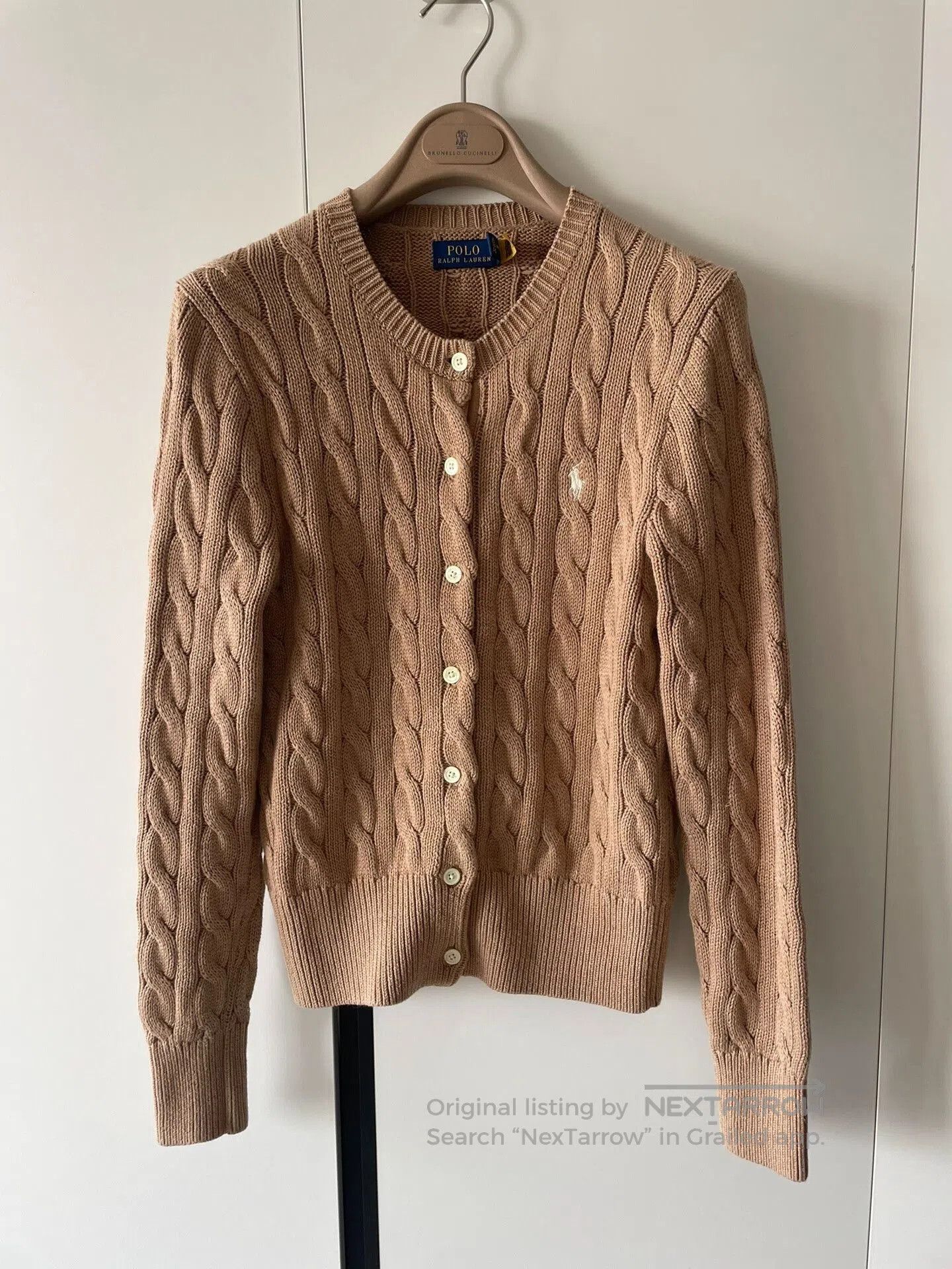 Polo Ralph Lauren Ralph Lauren Women's Cable Knit Cardigan. Size S / US 4 / IT 40 - 1 Thumbnail