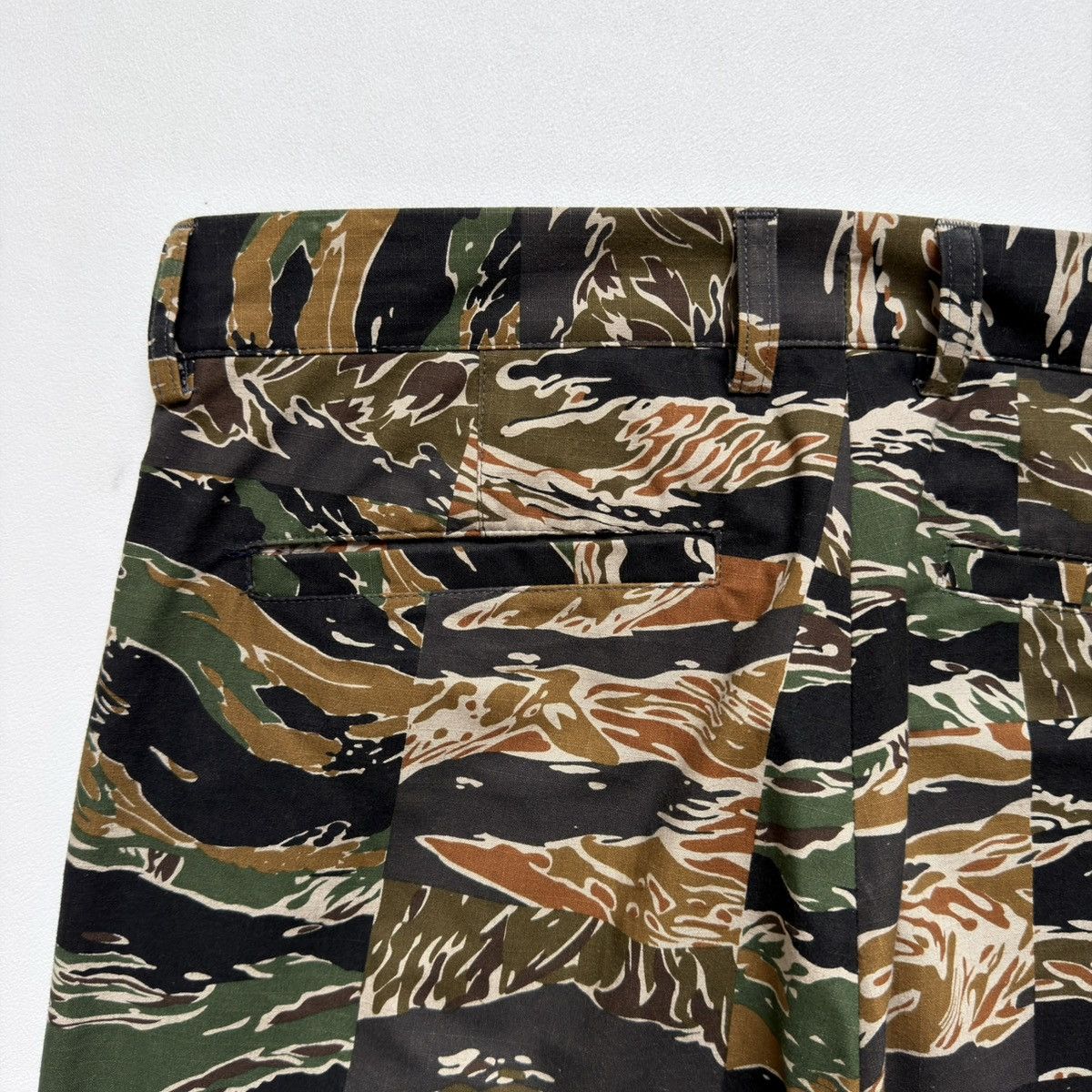 Dries Van Noten S/S 20 Patchwork Tiger Camo Print Pants Size US 32 / EU 48 - 12 Thumbnail