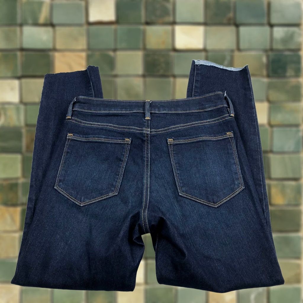 Athleta VINTAGE Athleta Sculptek 4T TALL Jeans Mid Rise Stretch Denim Raw Hem Skinny 28W 26L 5-Pocket Womens Girls Mens Size 27" / US 4 / IT 40 - 1 Thumbnail