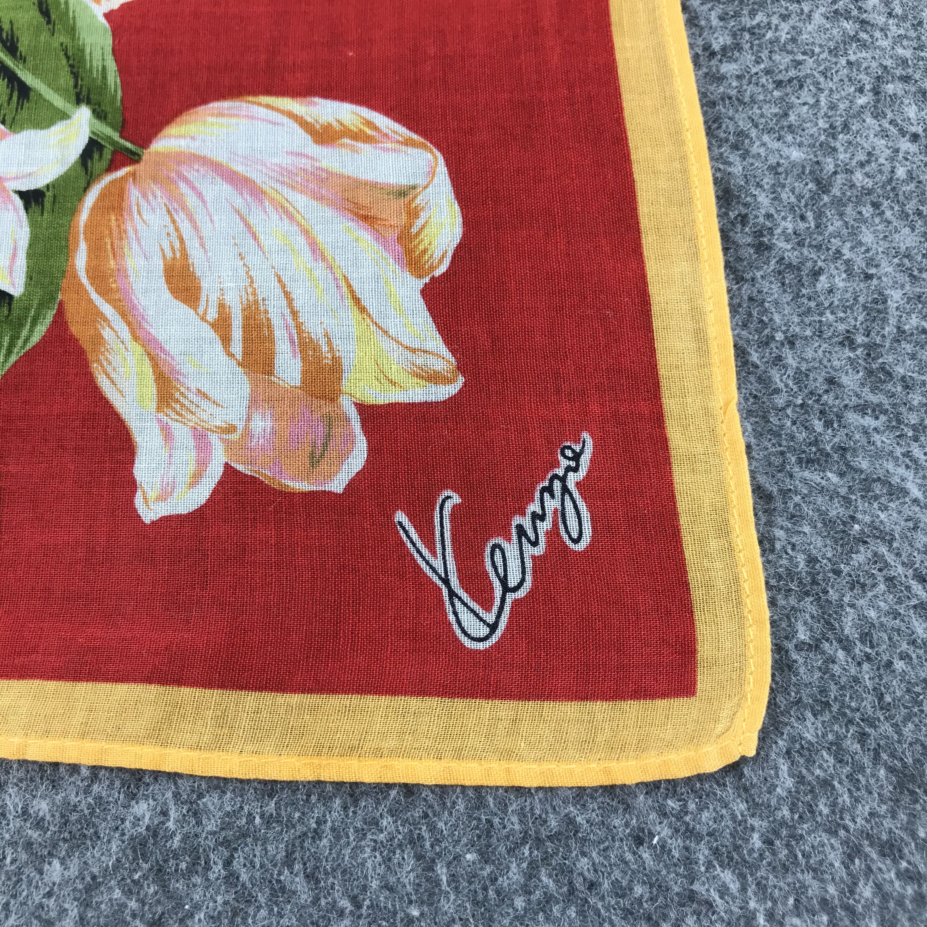 Kenzo Kenzo Floral Handkerchief Neckerchief Bandana H135 Size ONE SIZE - 4 Thumbnail