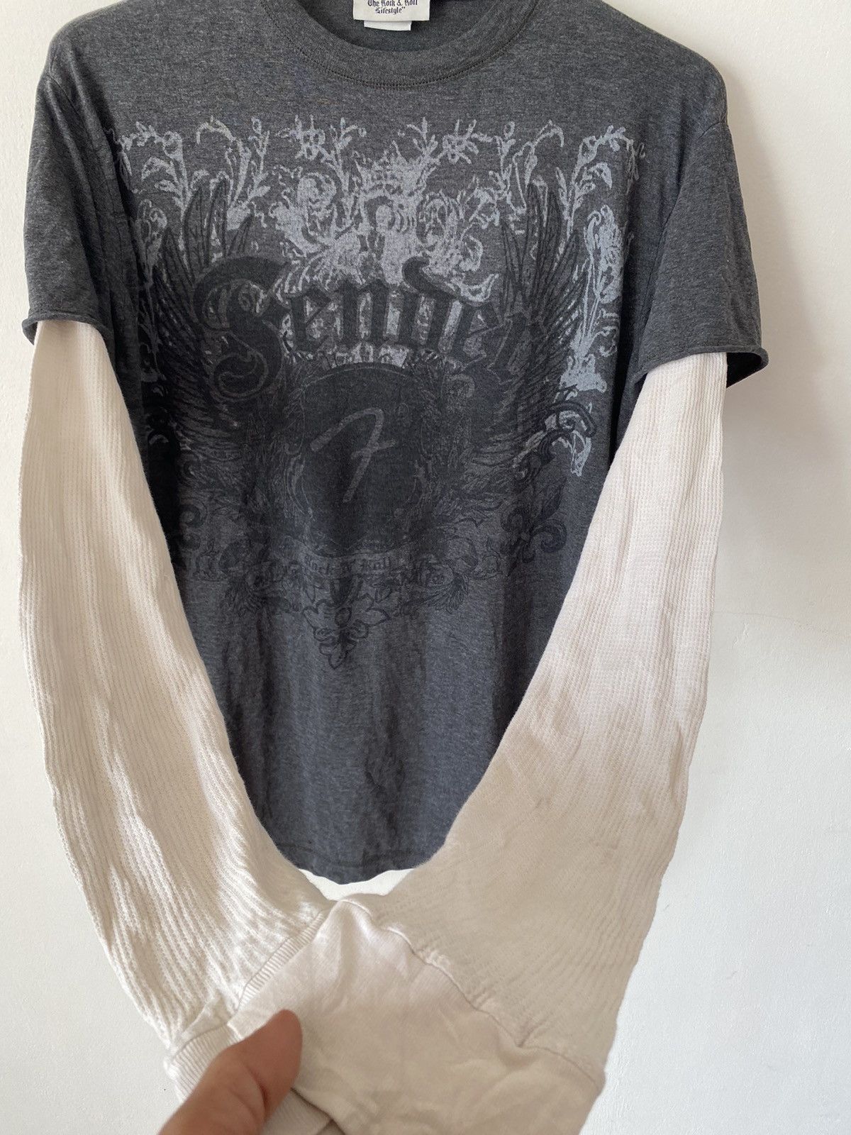 Band Tees Vintage 00s Fender Y2K Rare T-Shirt Size US L / EU 52-54 / 3 - 3 Thumbnail