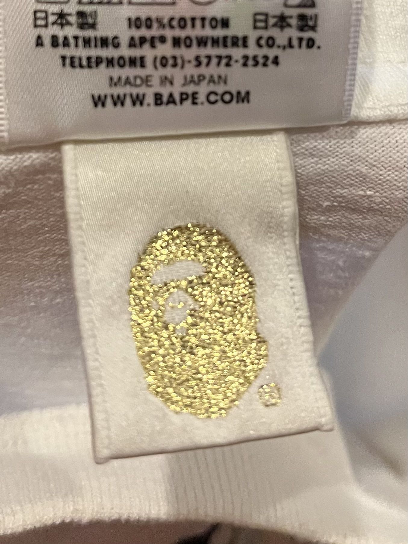 Bape Bape camo logo tee shirt Size S / US 4 / IT 40 - 5 Thumbnail