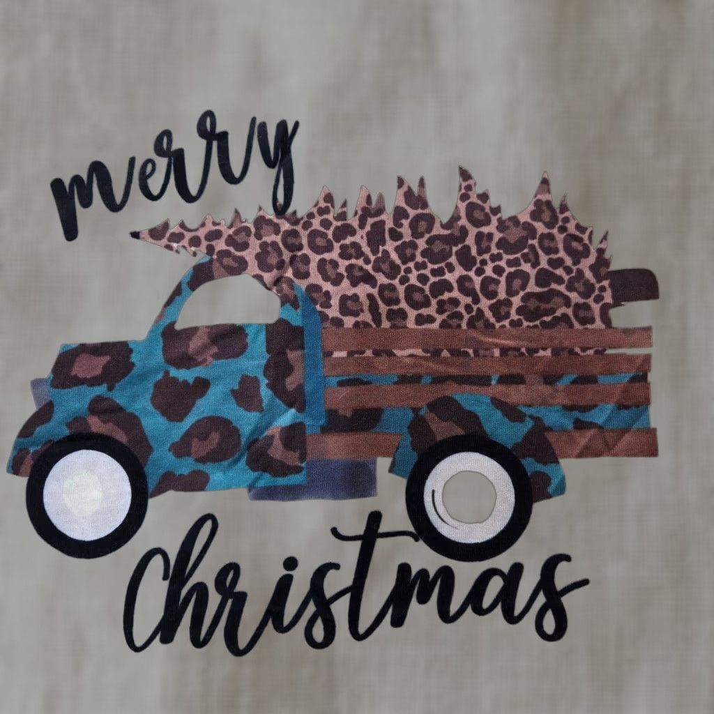 Gildan Gildan Shirt T-Shirt Ivory S Small Christmas Merry Pickup Truck Adult Mens Size S / US 4 / IT 40 - 1 Thumbnail