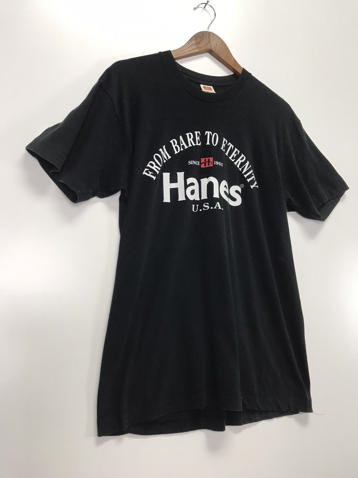 Hanes × Vintage Vintage Hanes USA tee Size US L / EU 52-54 / 3 - 4 Thumbnail