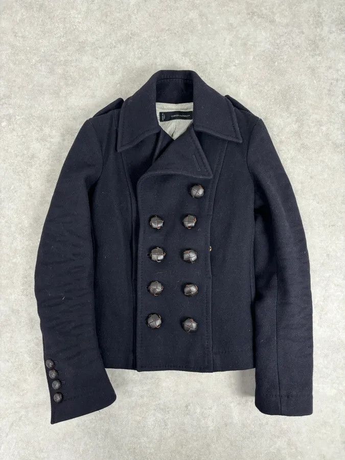 Dsquared2 AW2009 Dsquared2 Dark Classy Caban Wool Coat Size S / US 4 / IT 40 - 1 Thumbnail