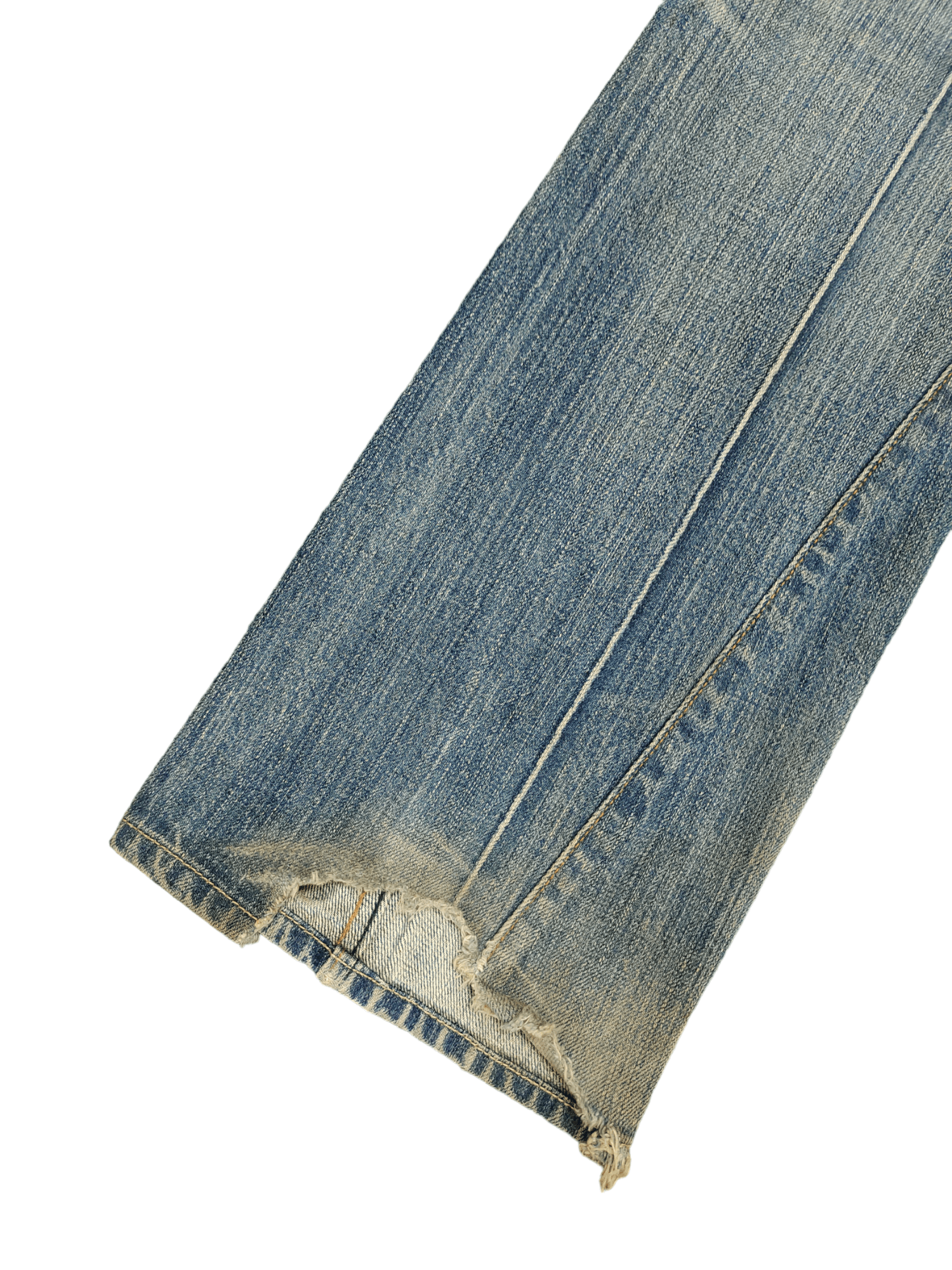 BUFFALO BOBS Flare Jeans Buffalo Spiral Cut Distress Rusty Boot Cut Size US 30 / EU 46 - 19 Thumbnail