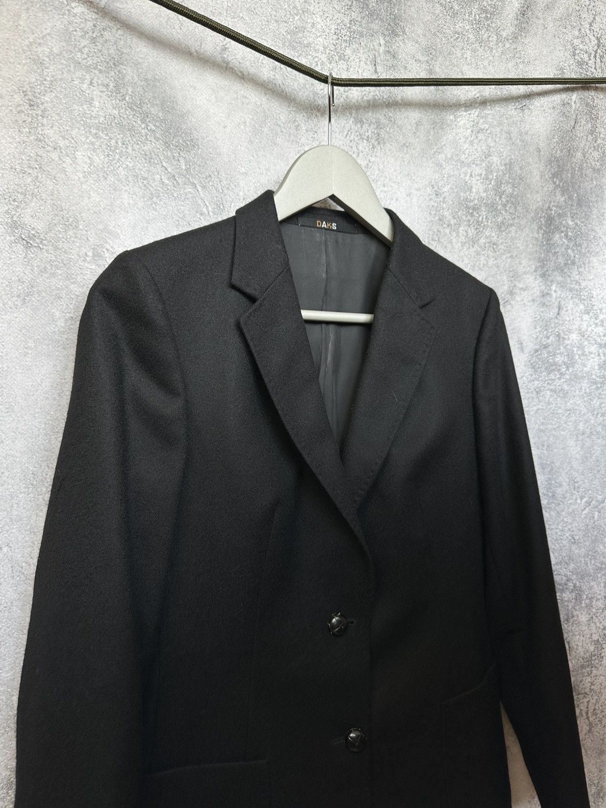 DAKS DAKS London Classic Tailored Wool Blazer 100% Pure Wool Size S / US 4 / IT 40 - 4 Thumbnail
