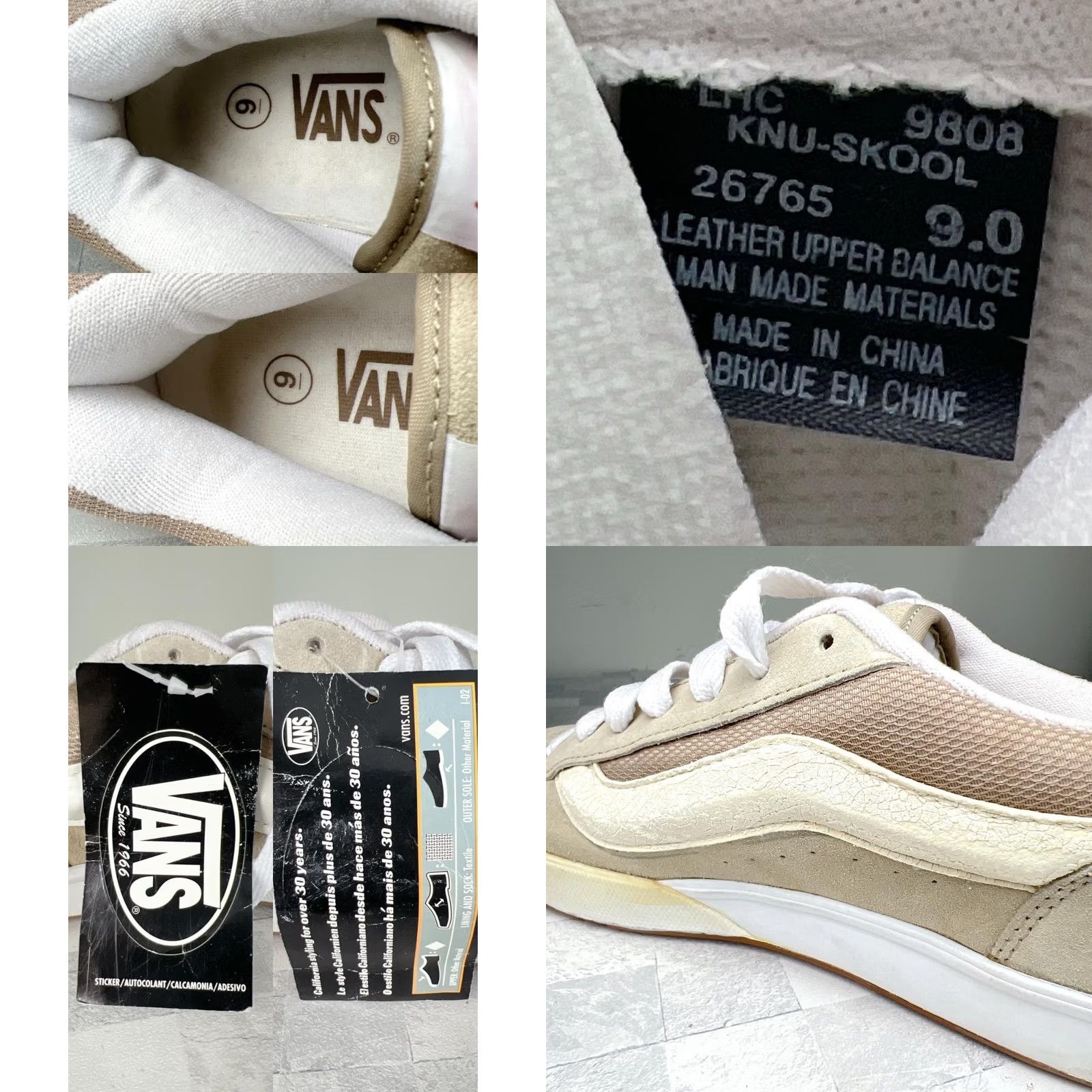 Vans Vans Knu-Skool Sneaker Men 9.0US LTD Original Coll Dead Stock Vhtf Nuke Cool Size US 9 / EU 42 - 8 Thumbnail