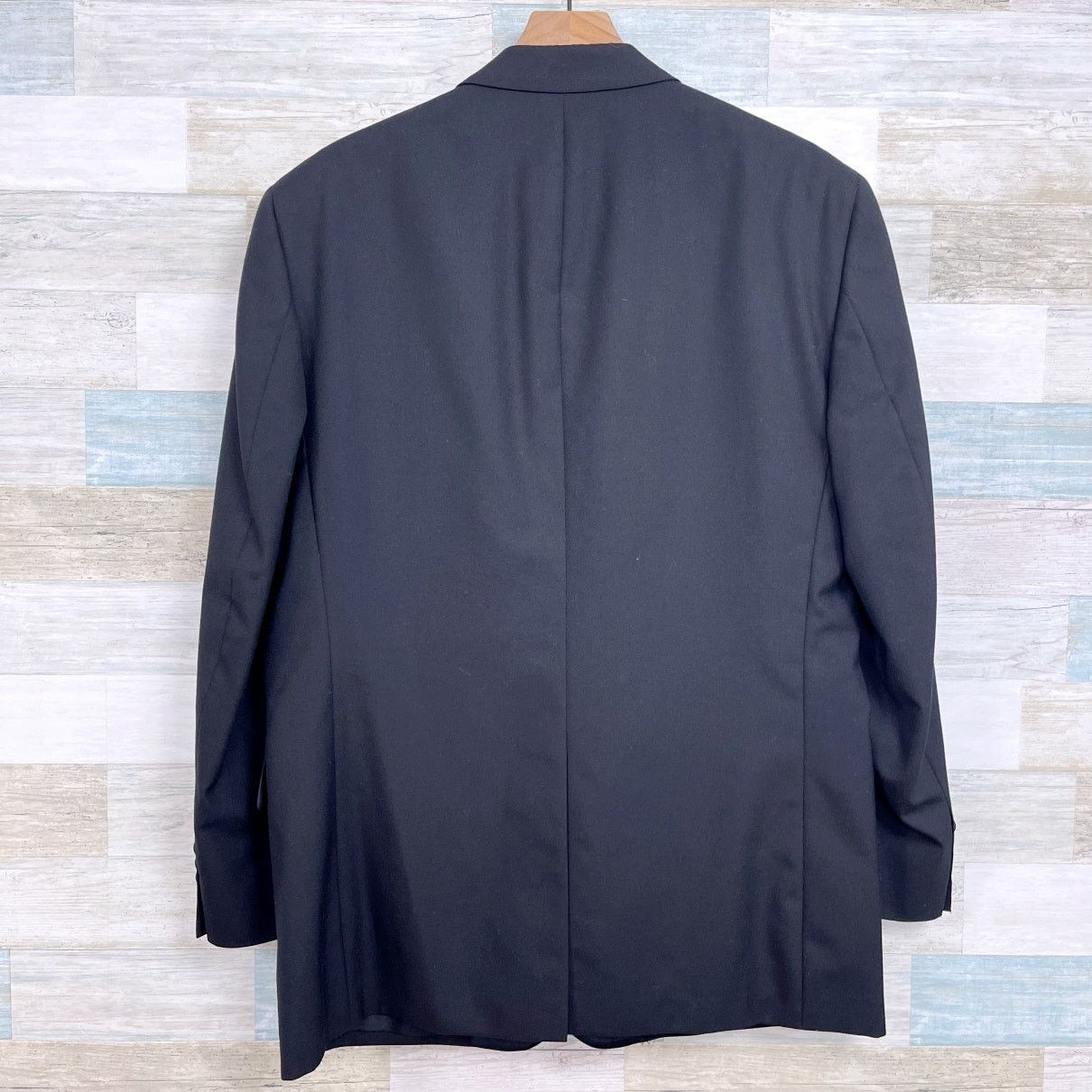 Jos. A. Bank Jos A Bank Notch Collar Tuxedo Suit Black Mens Size 44R Size 44R - 6 Thumbnail