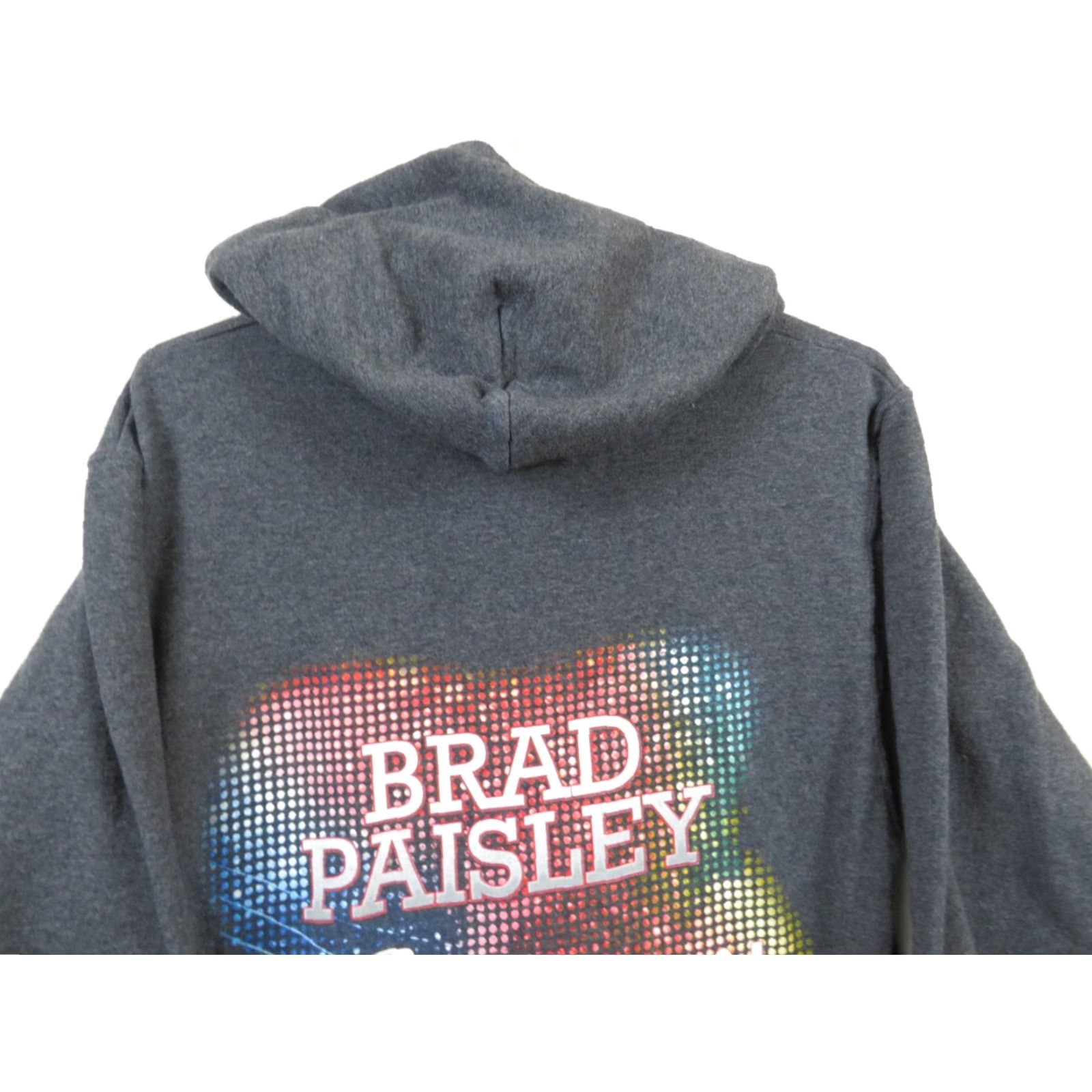 Jerzees Brad Paisley Virtual Reality World Tour Mens Hoodie Sweatshirt Sz S Gray JERZEES Graphic Print Pullover Casual Long Sleeve Colorful Music Country Size US S / EU 44-46 / 1 - 4 Thumbnail