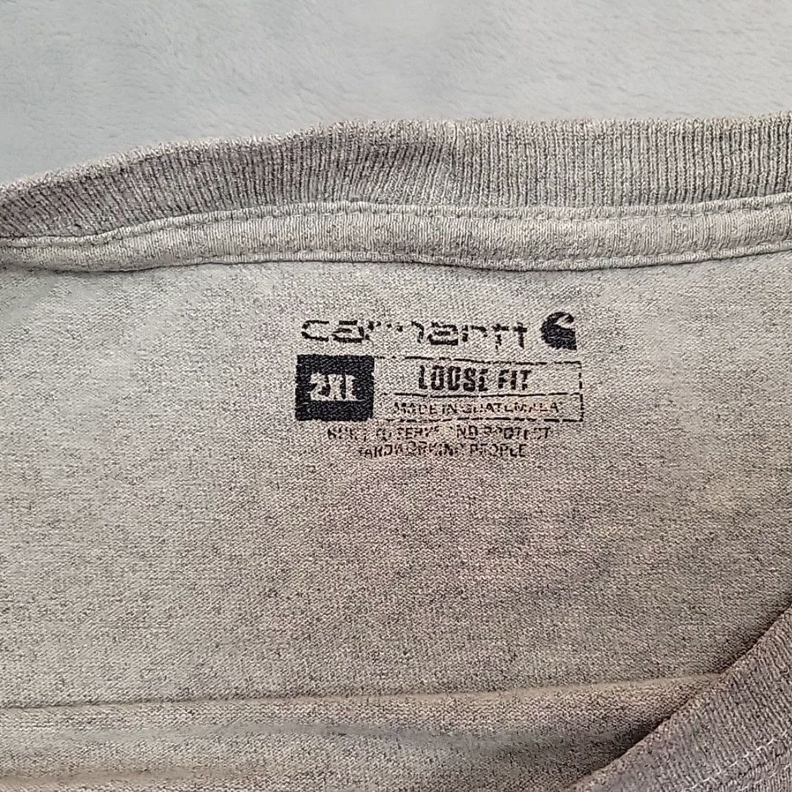 Carhartt Carhartt Shirt Mens XXL Gray Loose Fit Crewneck Short Sleeve Work Tee Shirt Size US XXL / EU 58 / 5 - 6 Thumbnail