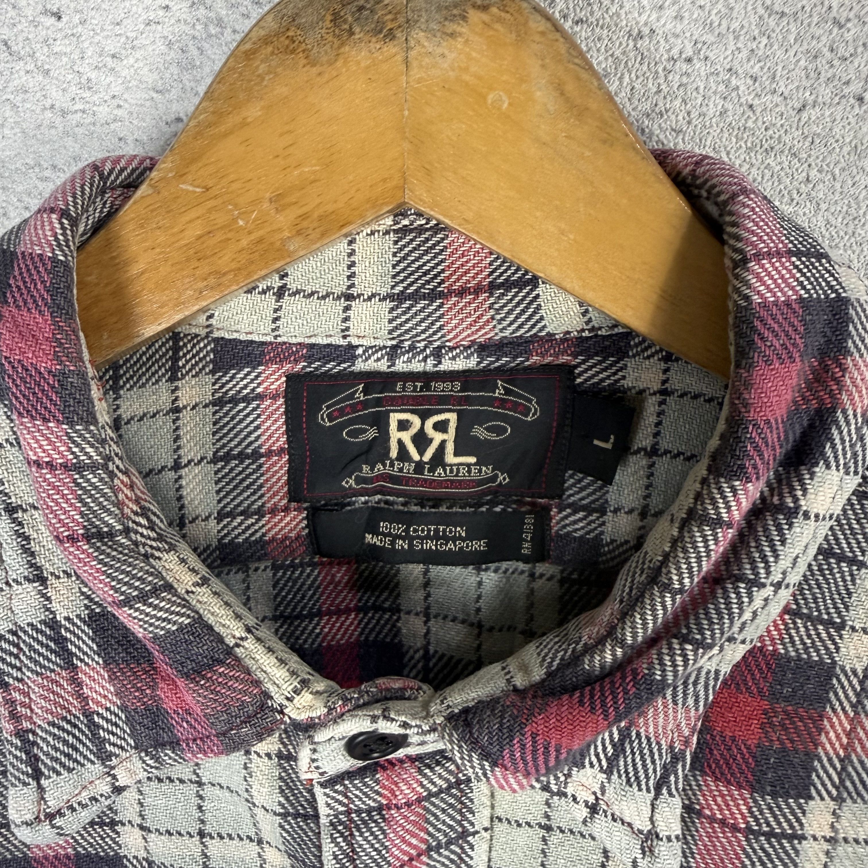 RRL Ralph Lauren Ralph Lauren RRL Double RL Shirt Size US L / EU 52-54 / 3 - 6 Thumbnail