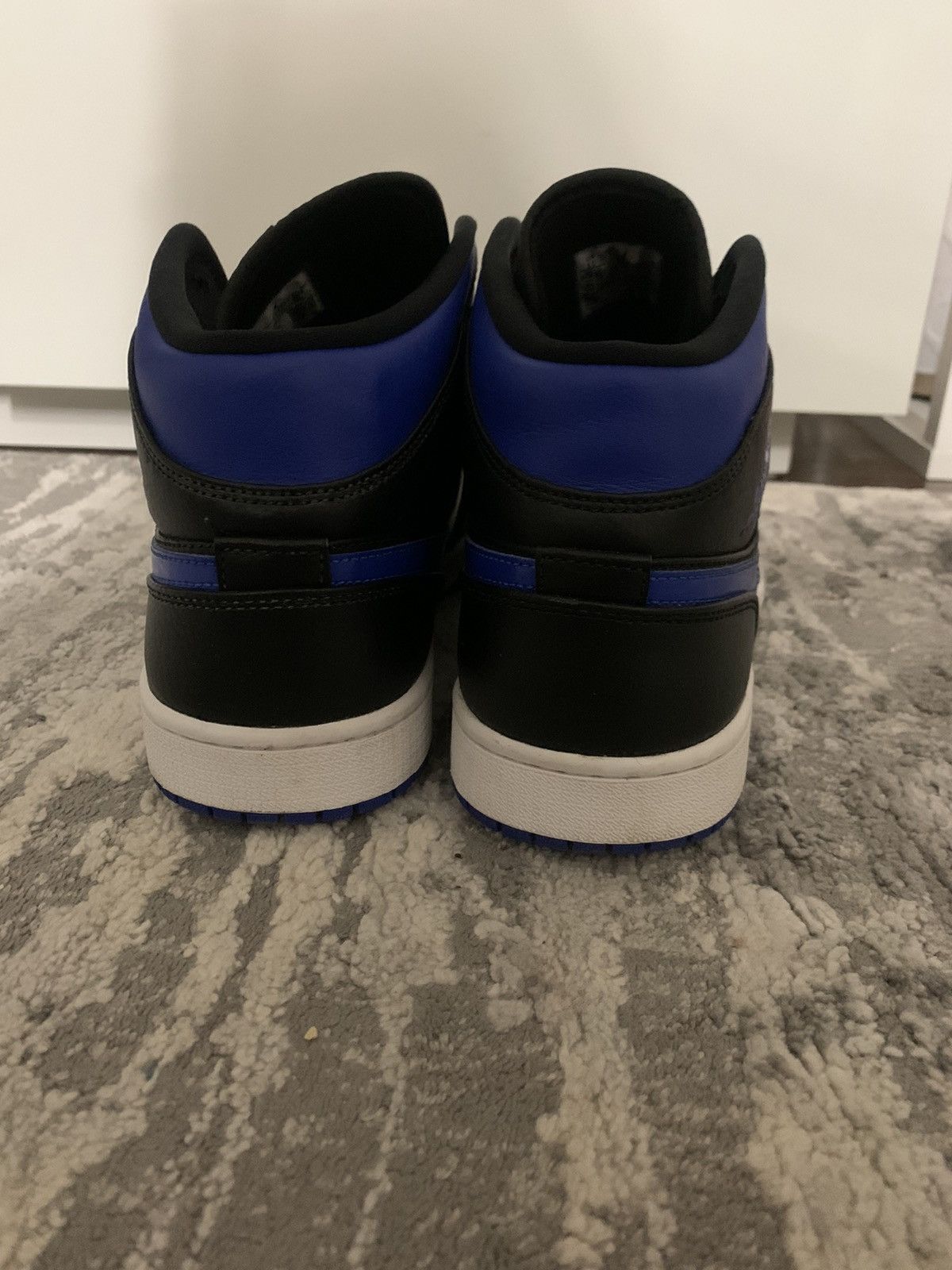 Jordan Brand Air Jordan 1 Mid Black Royal Size US 11 / EU 44 - 5 Thumbnail