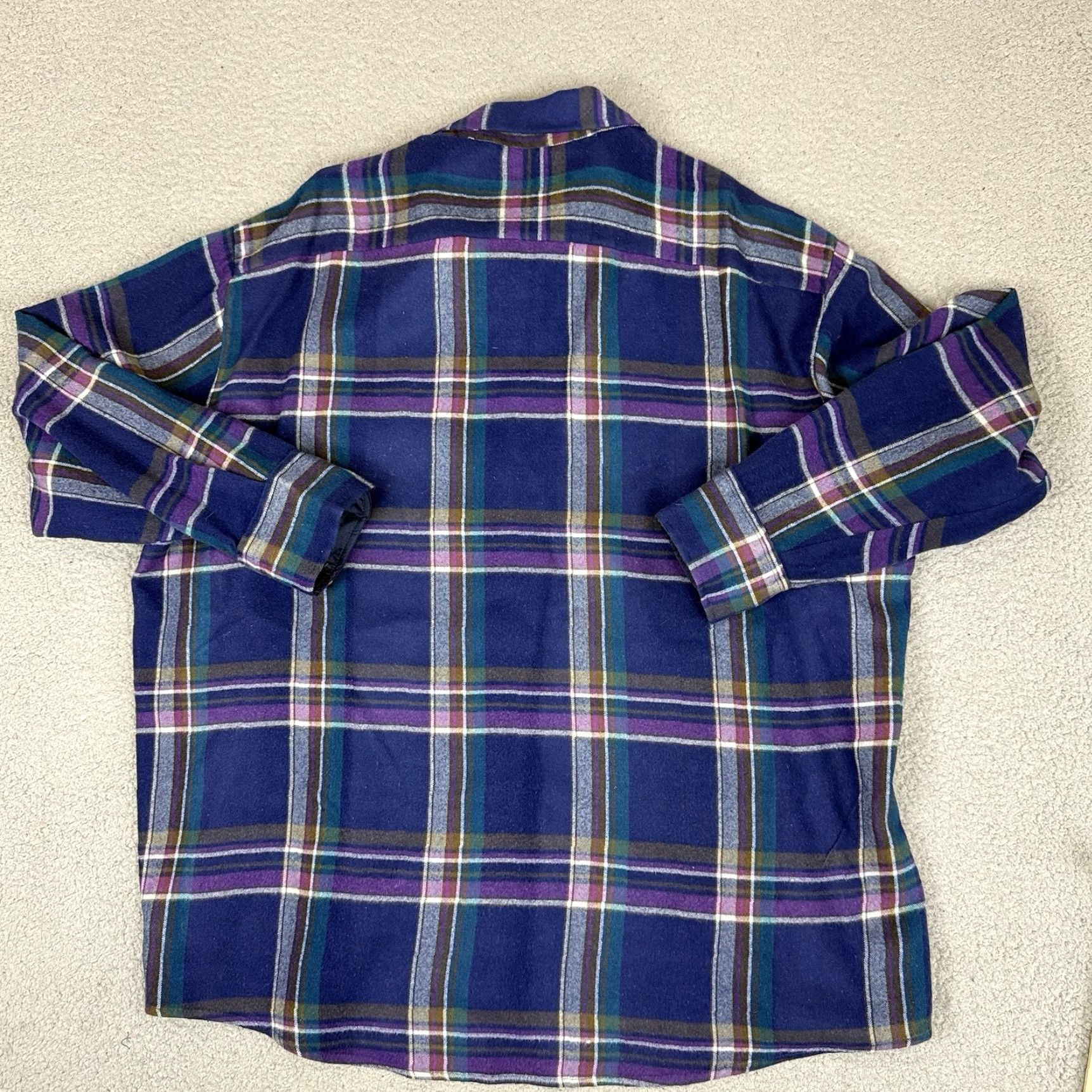 Vintage VINTAGE Northwest Territory Shirt Mens 3XL Purple Plaid Outdoor Flannel Button Up Size US XXL / EU 58 / 5 - 5 Thumbnail