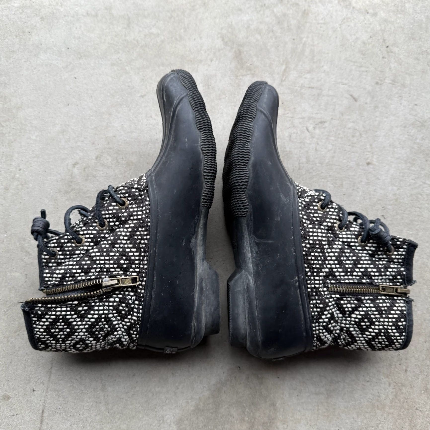 Sperry VINTAGE SPERRY Top-Sider Saltwater Duck Boots Tribal Black/White Women’s 6.5 Waterproof Rubber Snow Boot Women Size US 7 / IT 37 - 7 Thumbnail