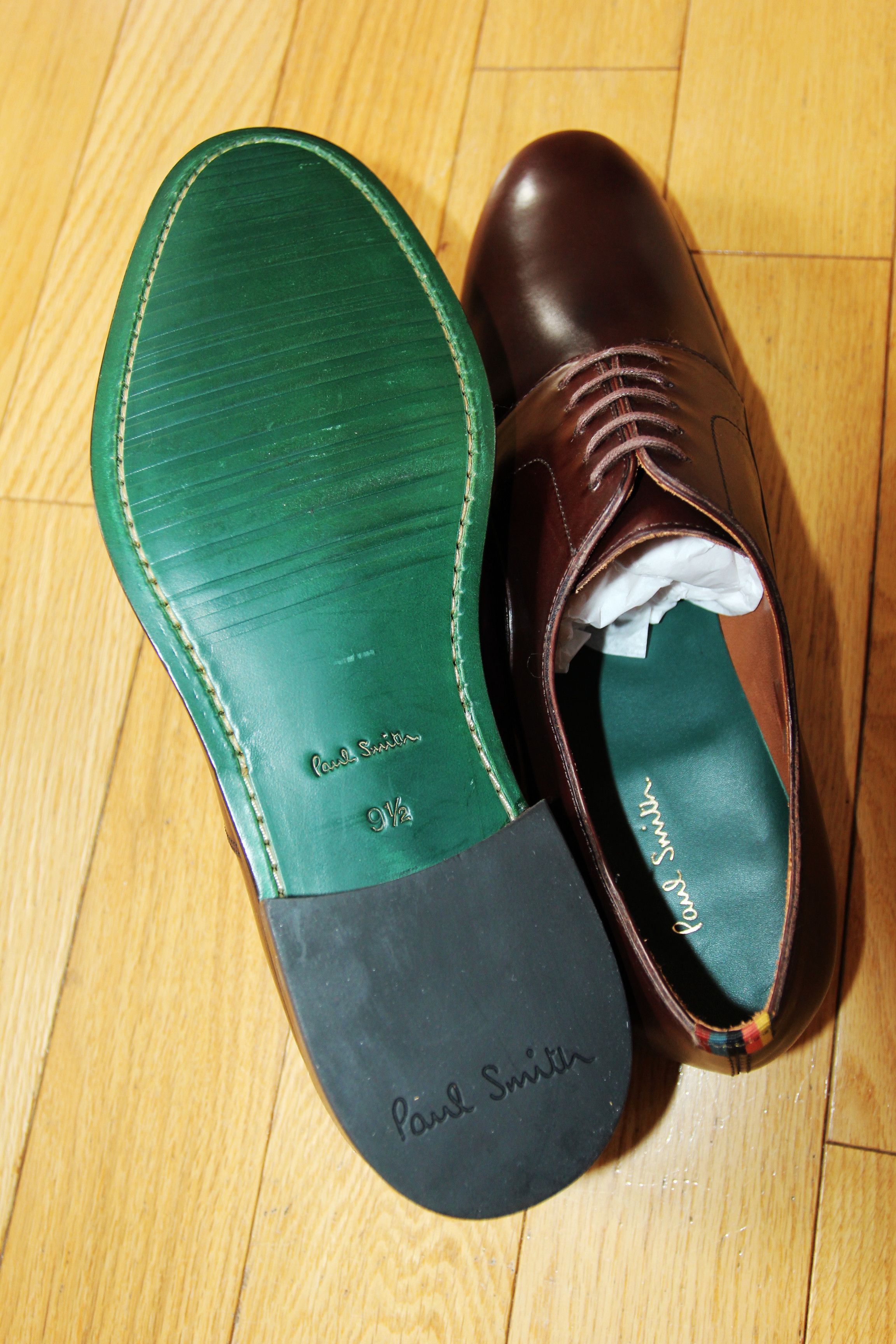 Paul Smith BNWT AW23 PAUL SMITH FES CHOCOLATE COW LEATHER SHOES 43.5 Size US 10.5 / EU 43-44 - 5 Thumbnail