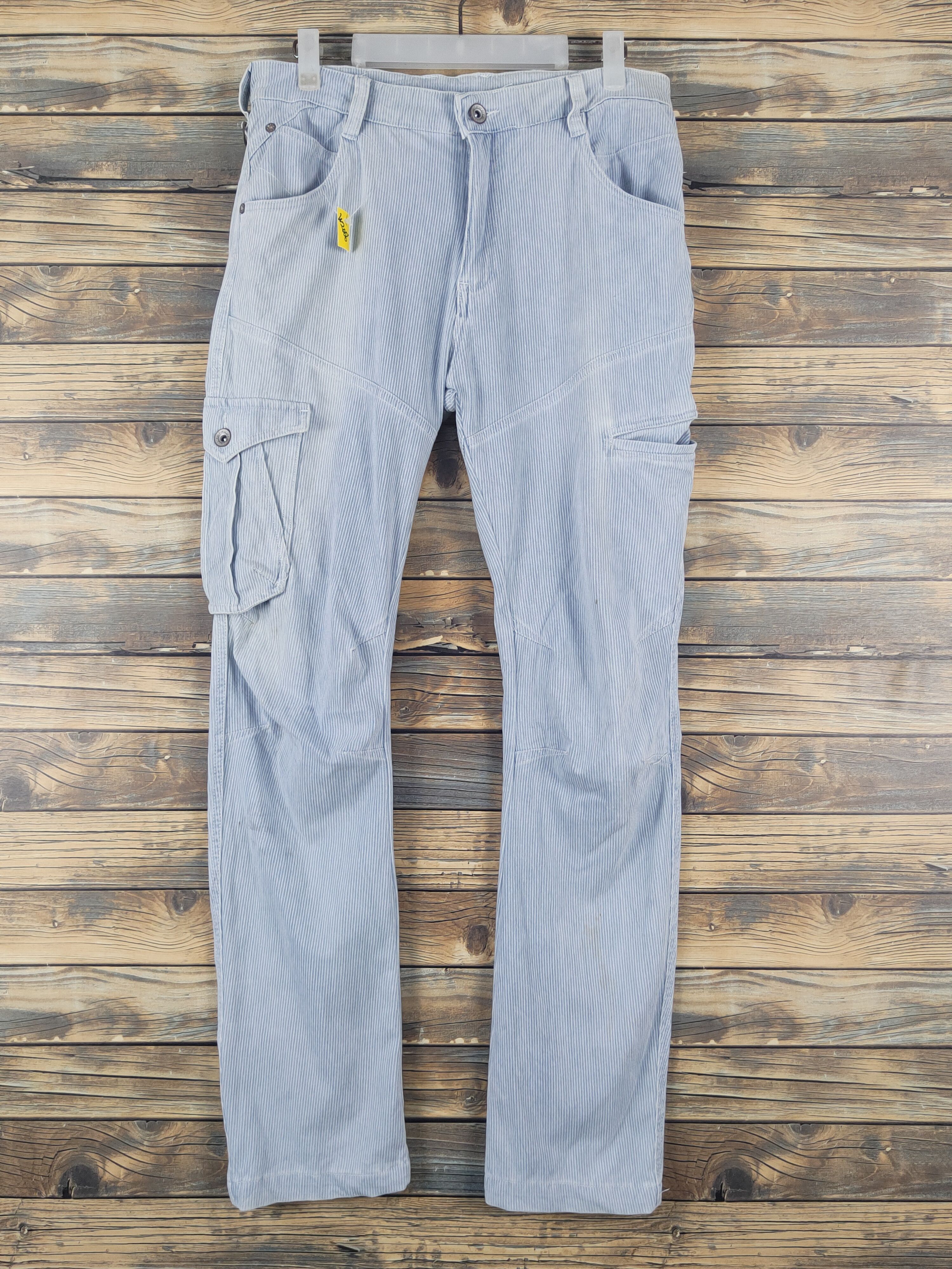 Japanese Brand FieldCore Light Blue Distressed Soft Jeans #W2006 Size US 31 - 1 Thumbnail