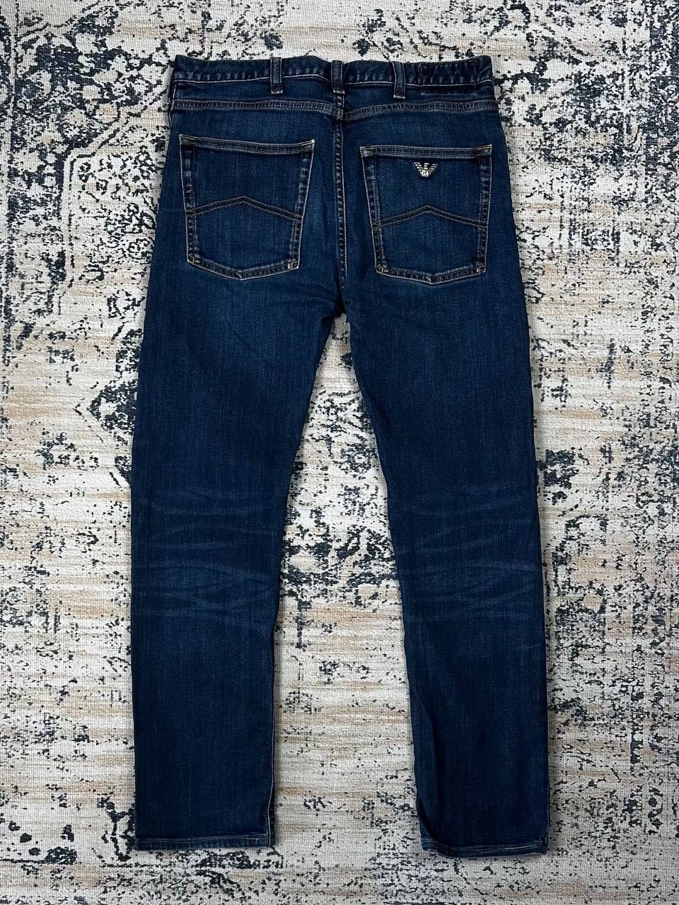 Armani Vintage Armani Jeans Blue Slim Grunge Pants Size US 32 / EU 48 - 10 Thumbnail