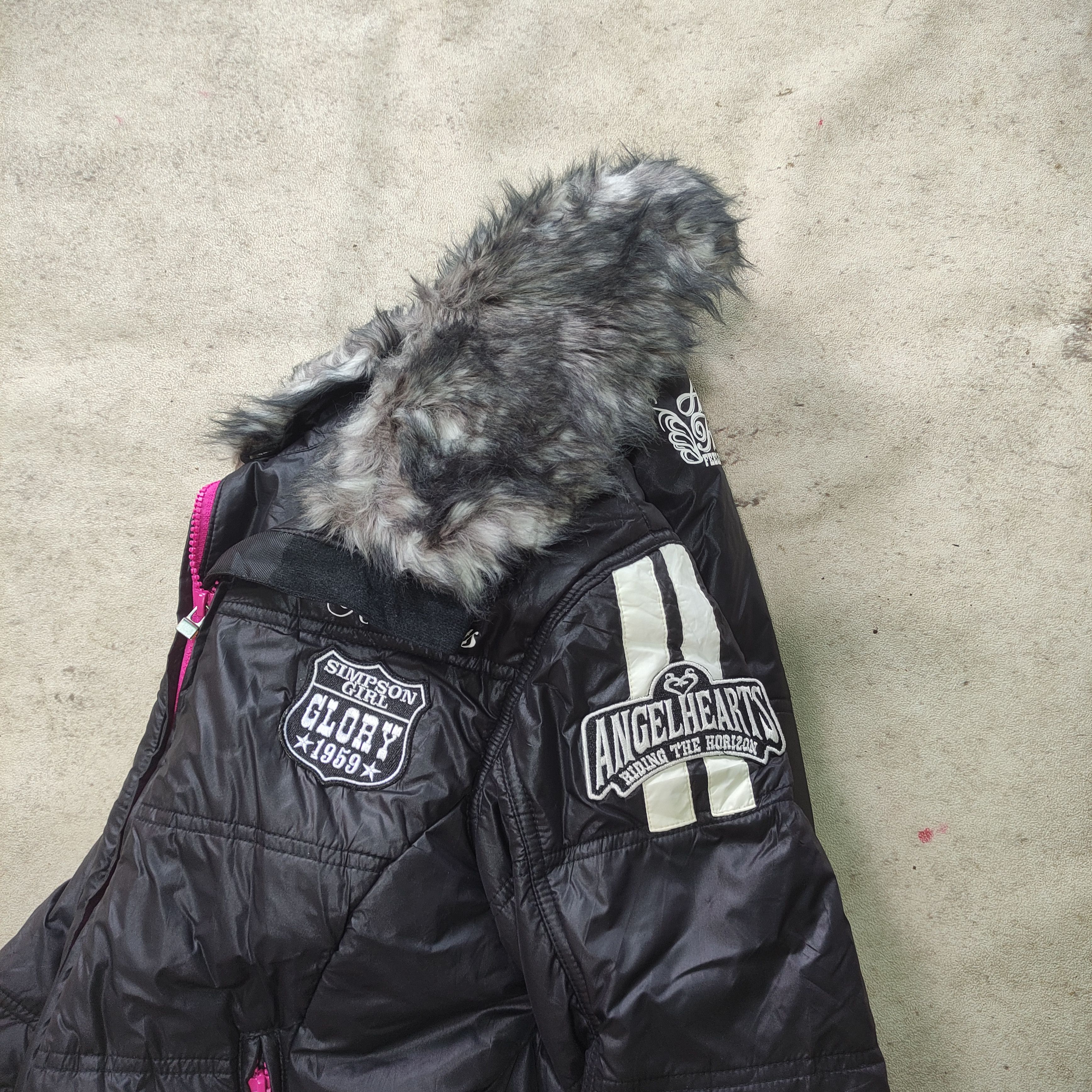 If Six Was Nine Angel Hearts “Simpsons” biker jacket style Gostar De Fuga Size US M / EU 48-50 / 2 - 9 Thumbnail