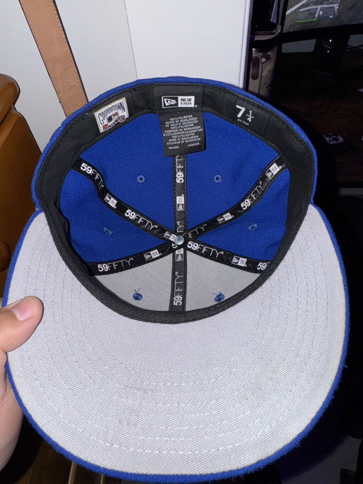 New Era Angels Blue fitted Size 38 - 3 Thumbnail