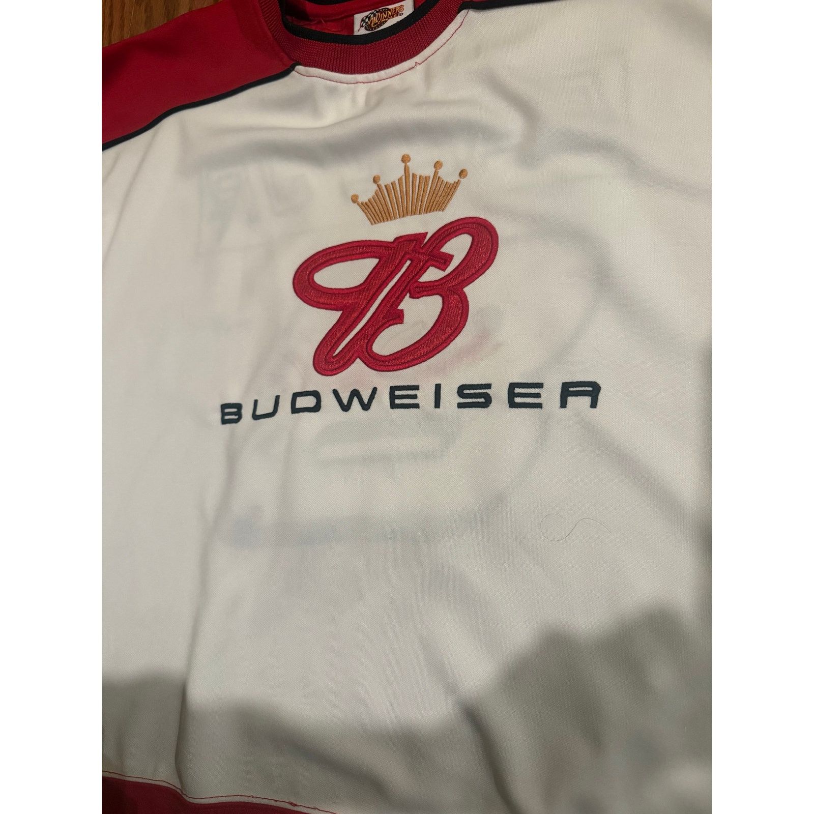 Winners Circle Vintage 90s–00s Budweiser Jersey Earnhardt Jr Winners Circle Size US XL / EU 56 / 4 - 3 Thumbnail
