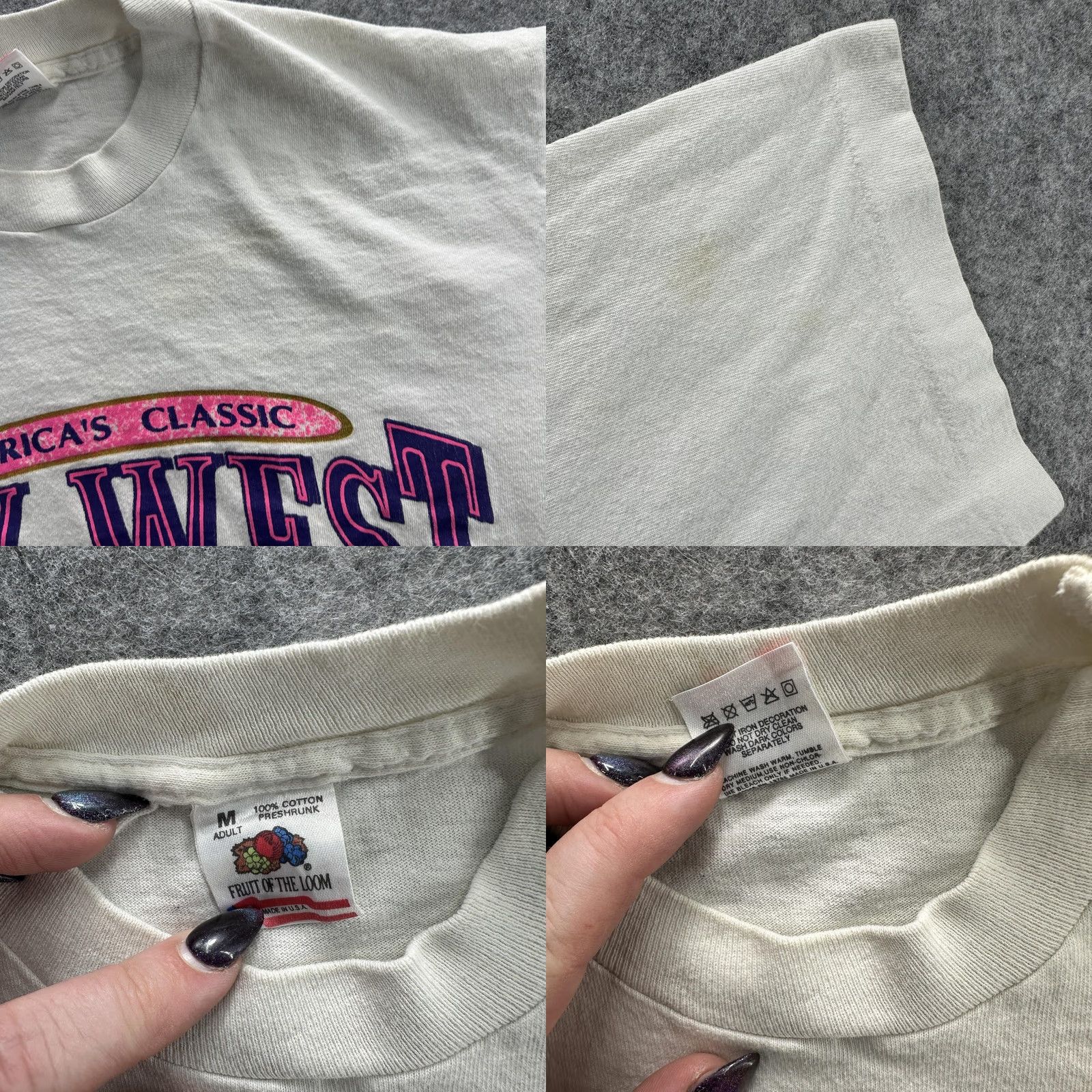 Fruit Of The Loom Vintage Key West Shirt Mens M White Fruit of the Loom 90s Tee Florida Souvenir Size US M / EU 48-50 / 2 - 8 Thumbnail