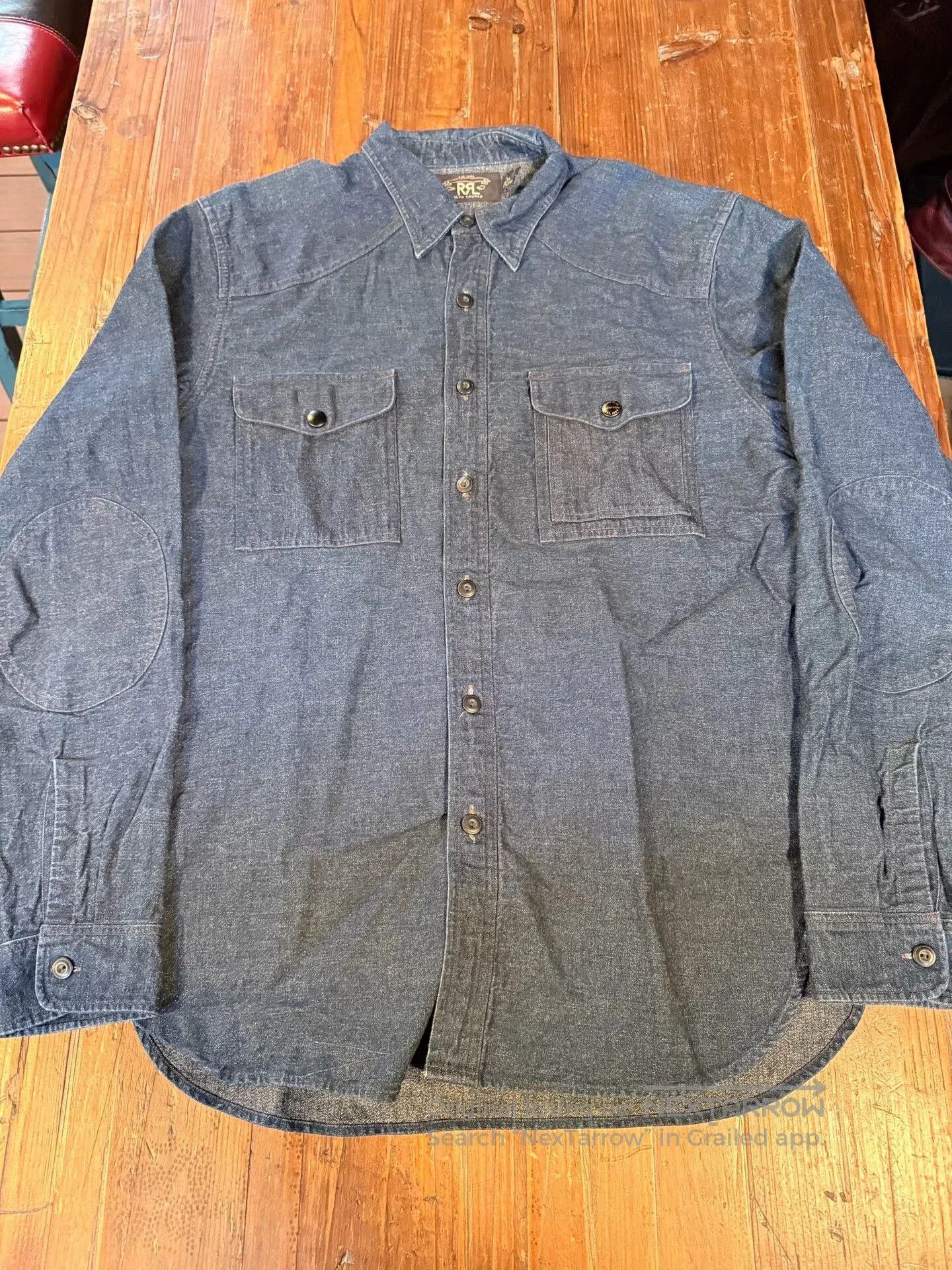RRL Ralph Lauren RRL Ralph Lauren Denim Work Shirt. Size US M / EU 48-50 / 2 - 1 Thumbnail