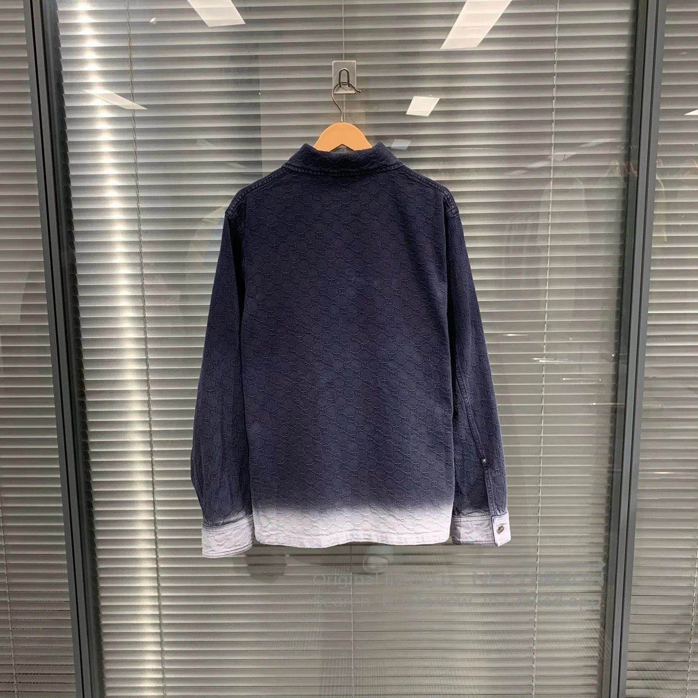 Gucci Blue Gradient Denim Jacket. Size US S / EU 44-46 / 1 - 2 Thumbnail