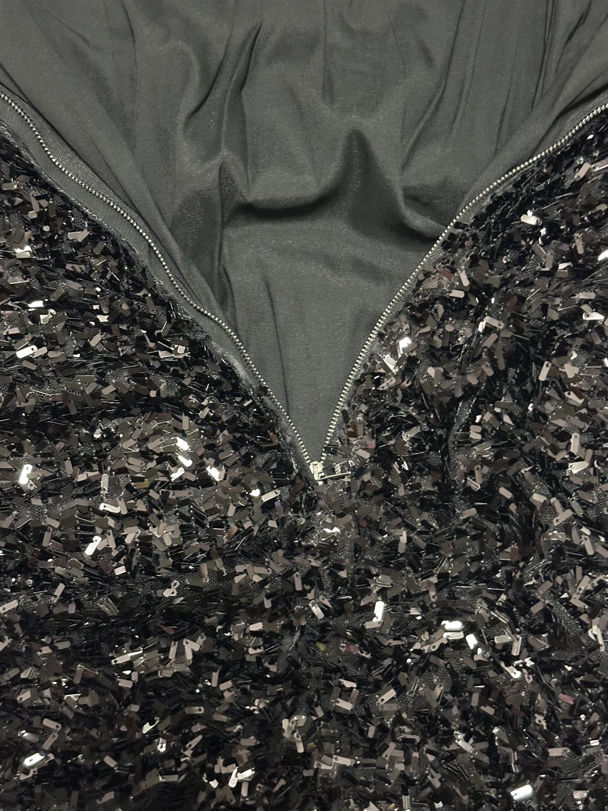 Dolce & Gabbana DOLCE&GABBANA Fall Winter 2016 Sequin Tube Top Midi Dress Size L / US 10 / IT 46 - 5 Thumbnail