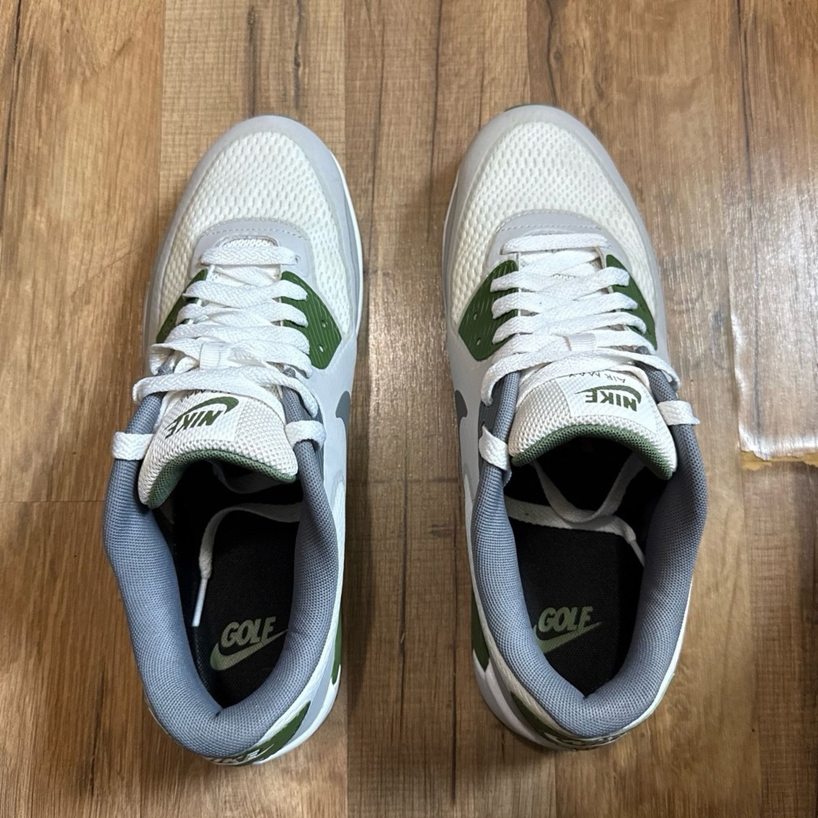 Nike Nike Air Max 90 Golf Smoke Grey Dark Green Size US 9.5 / EU 42-43 - 2 Thumbnail