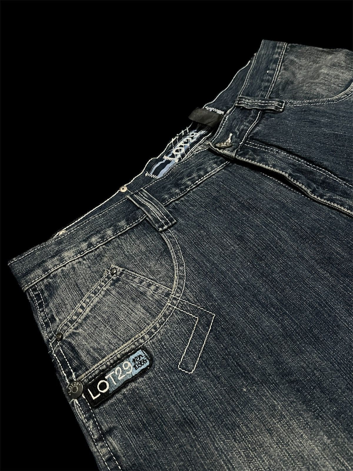 Other Crazy Vintage Y2k Lot29 Baggy wide leg Southpole style jeans Size US 36 / EU 52 - 2 Thumbnail
