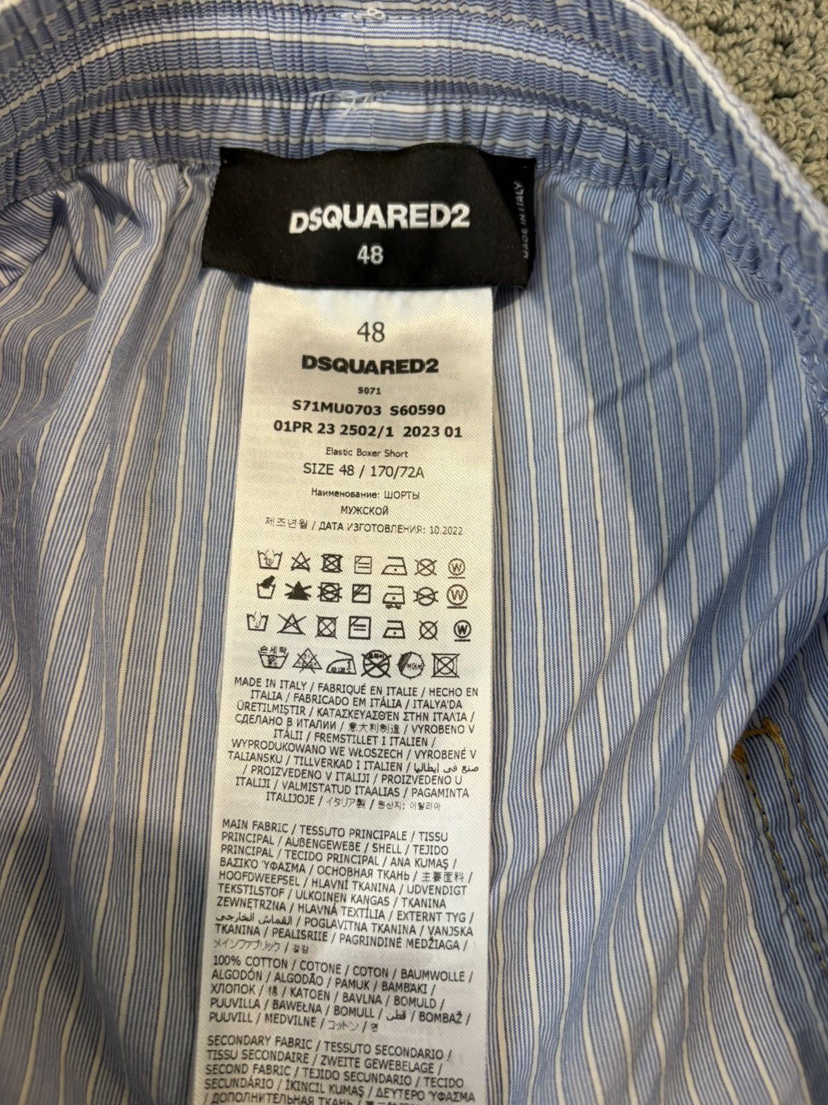 Dsquared2 New $950 Dsquared2 mixed media shorts. 100% authentic Size US 32 / EU 48 - 10 Thumbnail