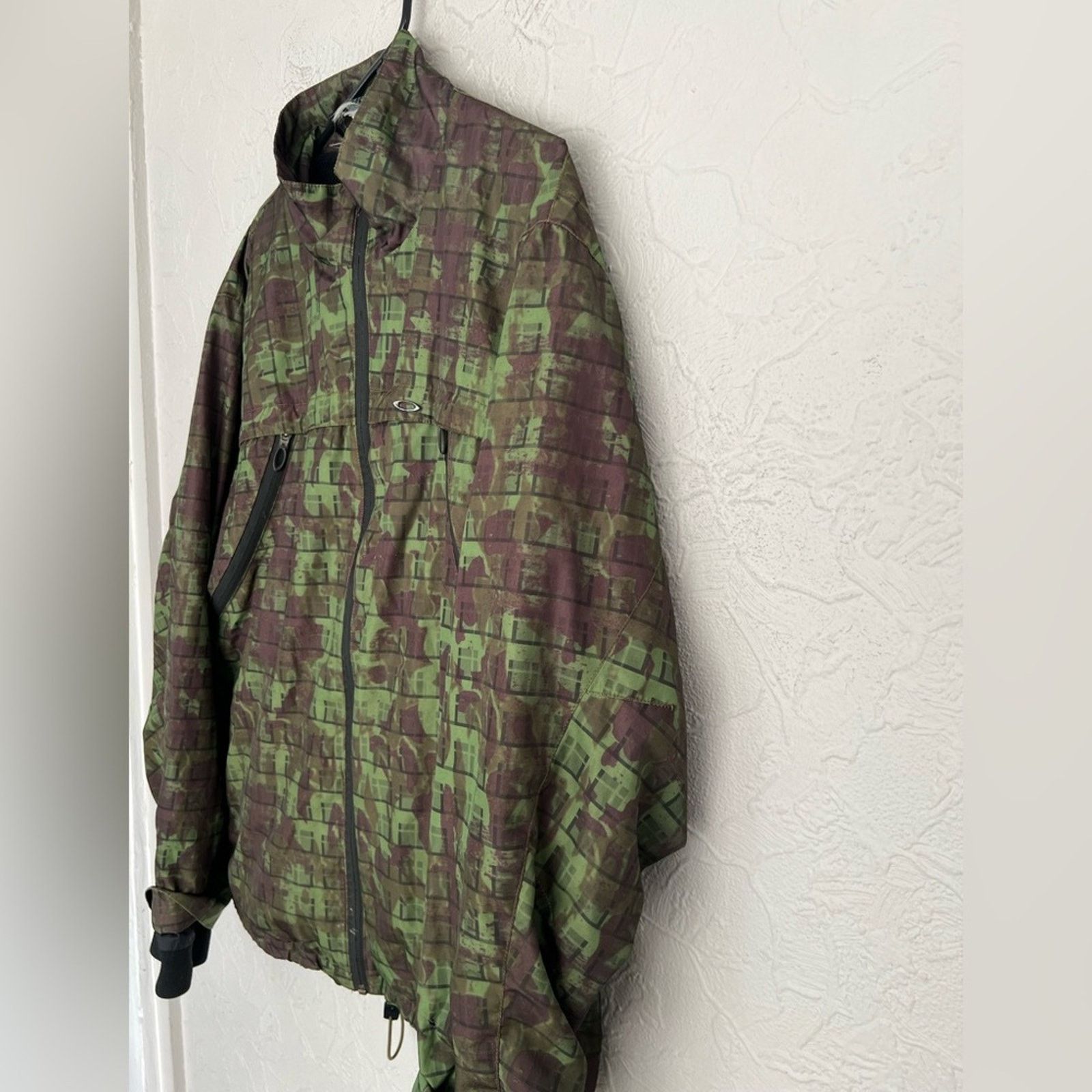 Oakley Vintage Y2K Oakley Camo Software Technical Polyester Green Size US XL / EU 56 / 4 - 3 Thumbnail