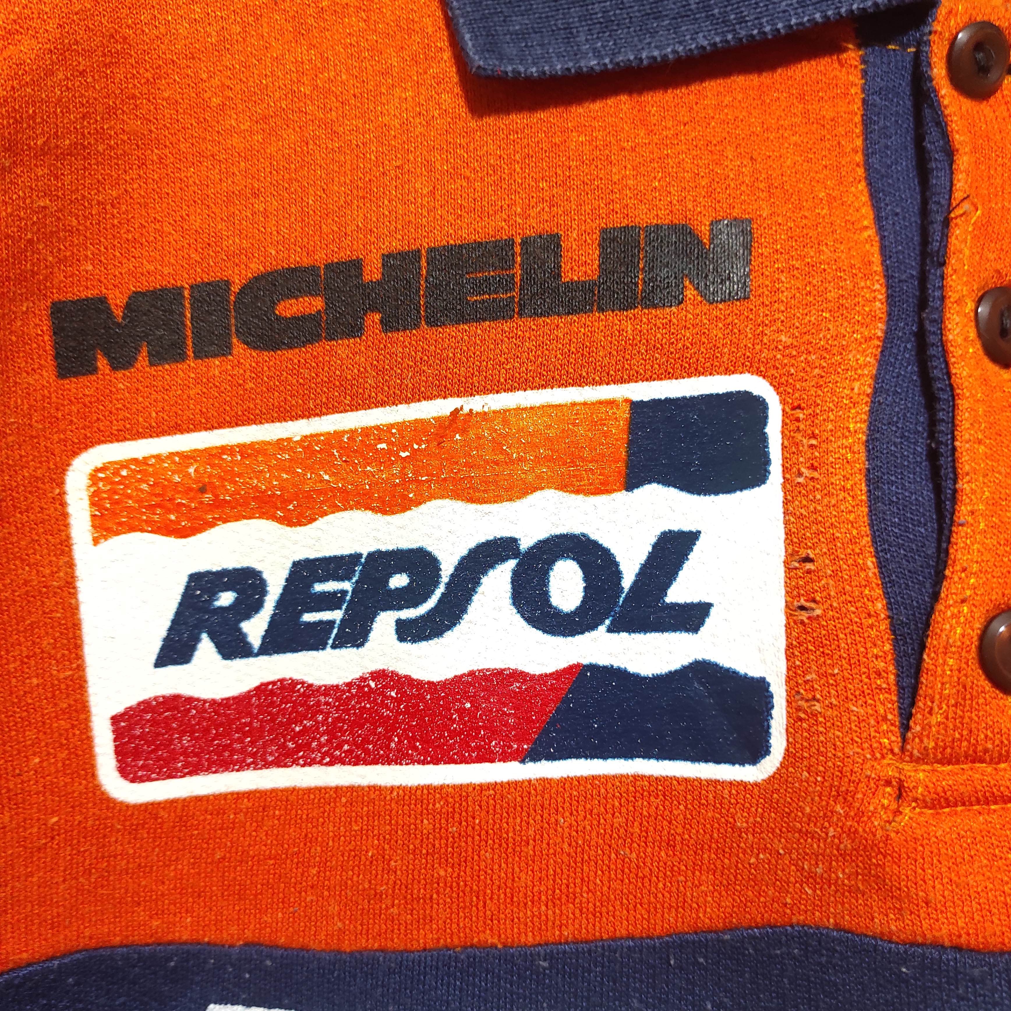 Honda VINTAGE ALEX CRIVILLE REPSOL HONDA TEAM POLO RUGBY SHIRT Size US M / EU 48-50 / 2 - 7 Thumbnail