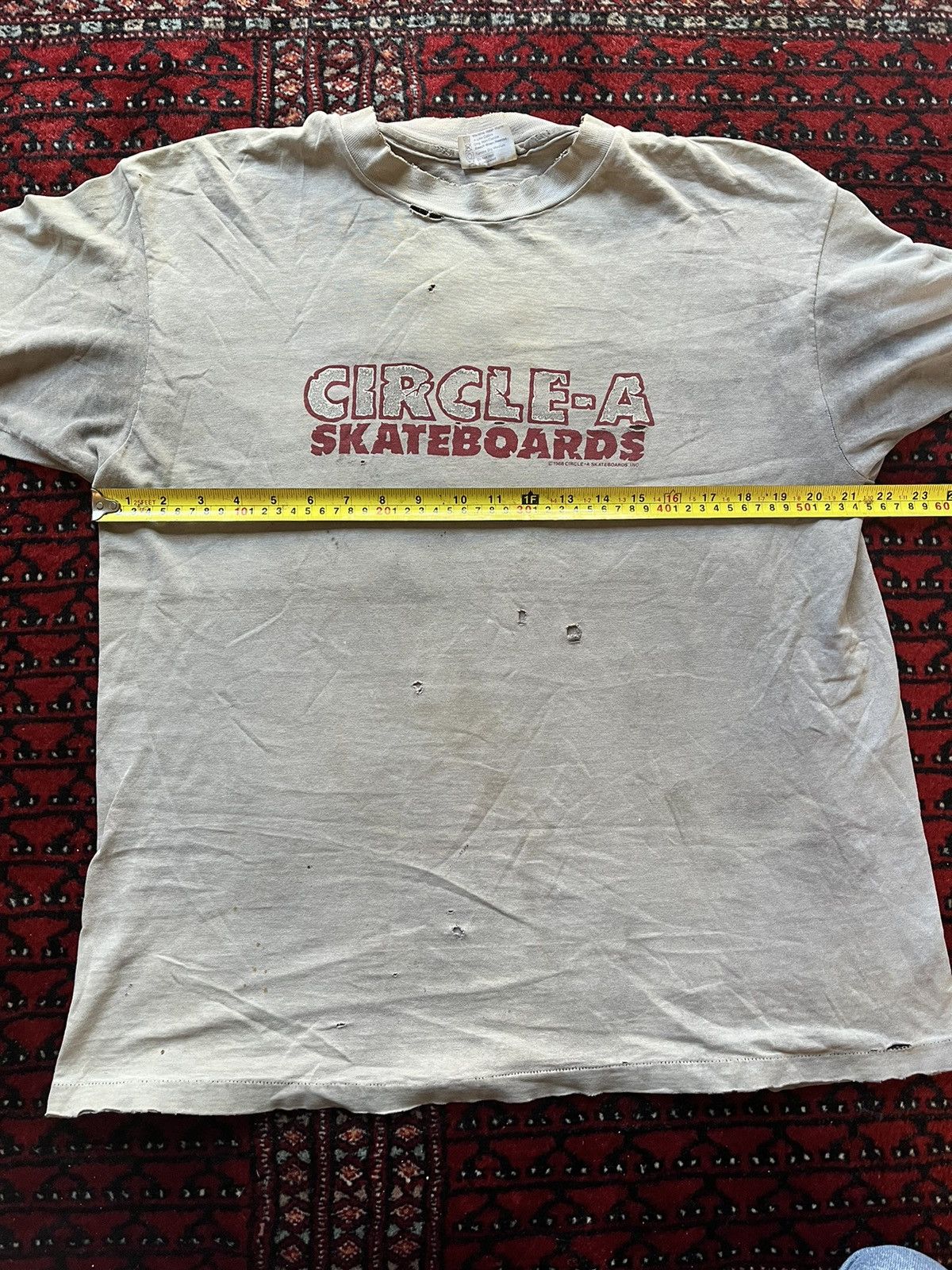 Other VTG CRAZY SUN FADED THRASH SKATE T SHIRT RARE Size US XL / EU 56 / 4 - 6 Thumbnail